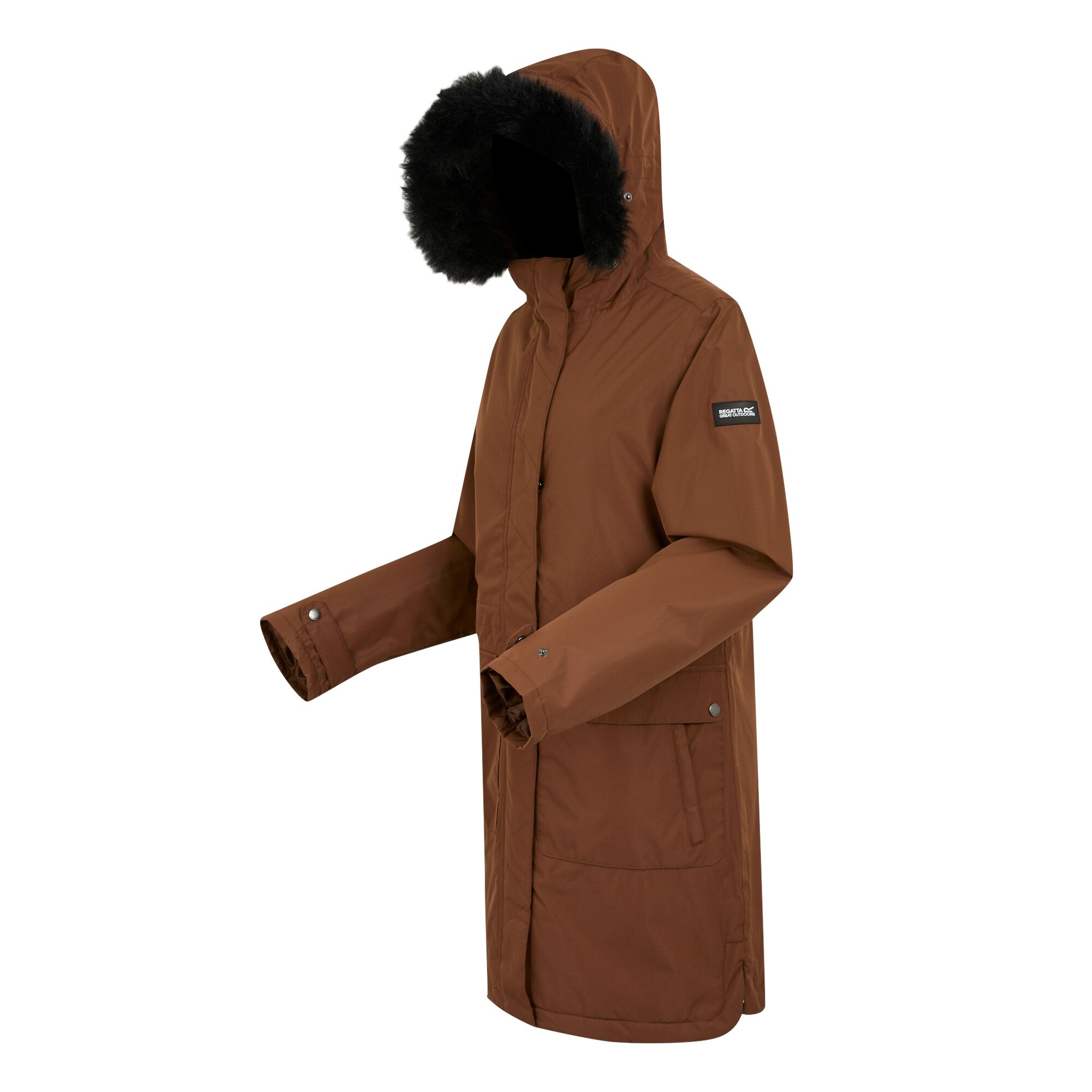 Women's Sabinka II Fur Trim Parka Jacket | Dark Brown