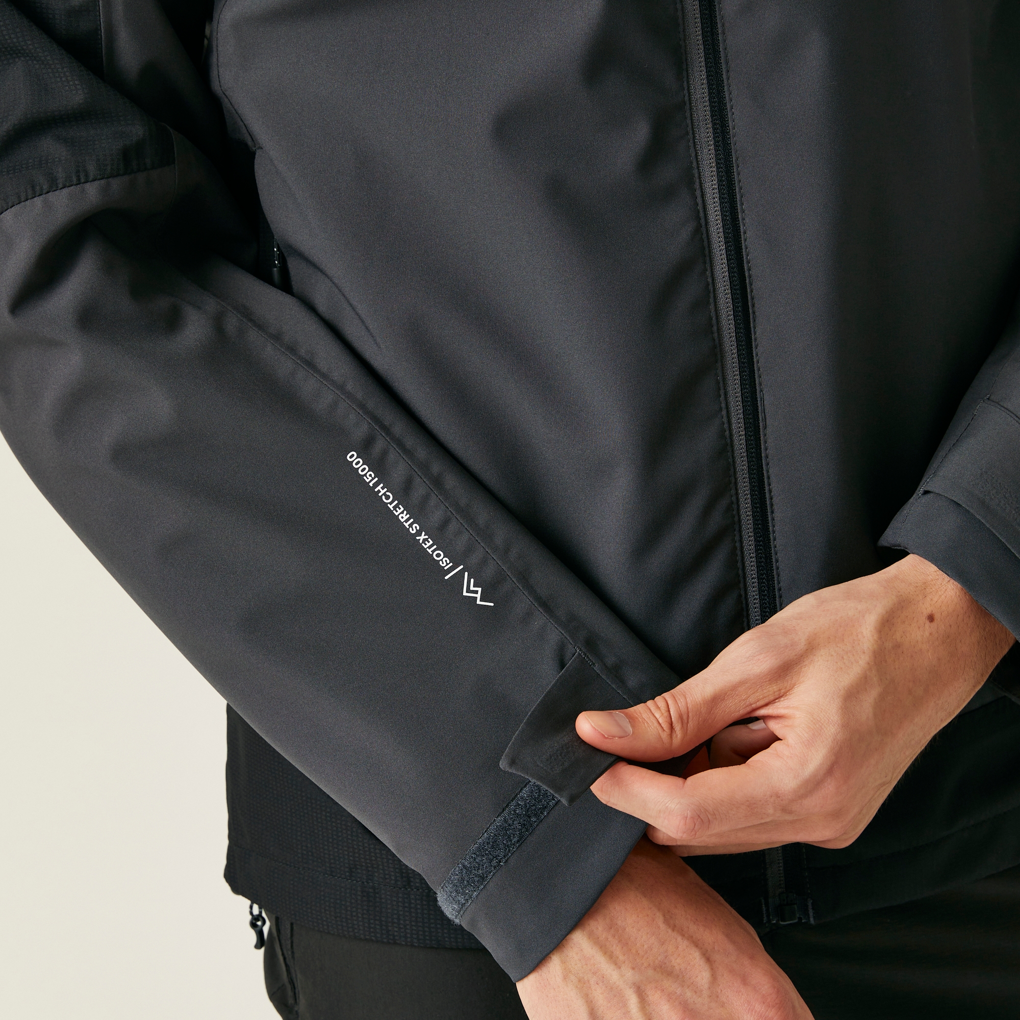 Men's Highton IV Stretch Waterproof Jacket | Ash Black