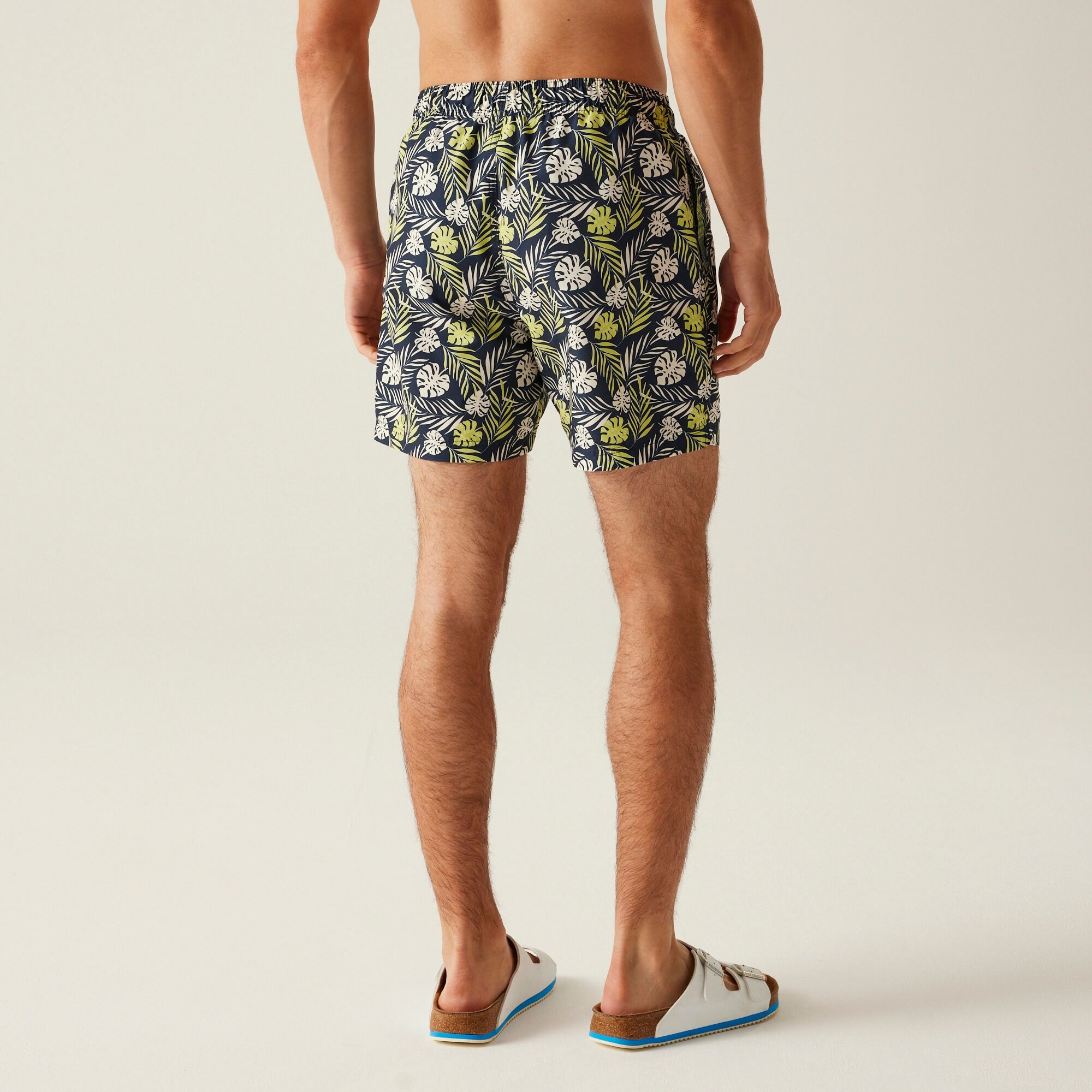 Men's Loras Swim Shorts | Navy Leaf