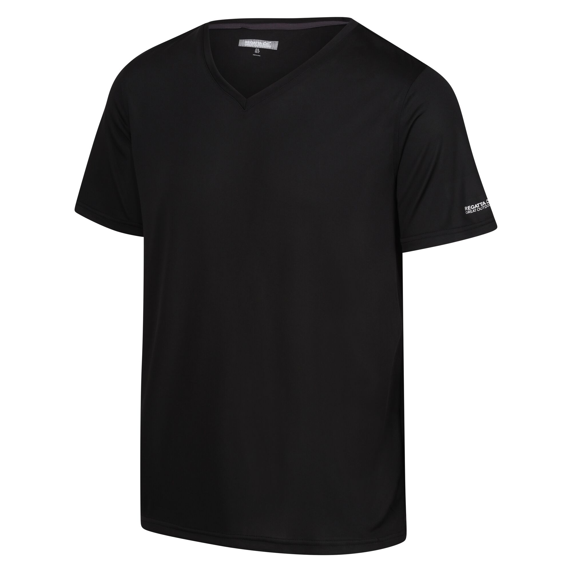 Men's Fingal V-Neck T-Shirt | Black