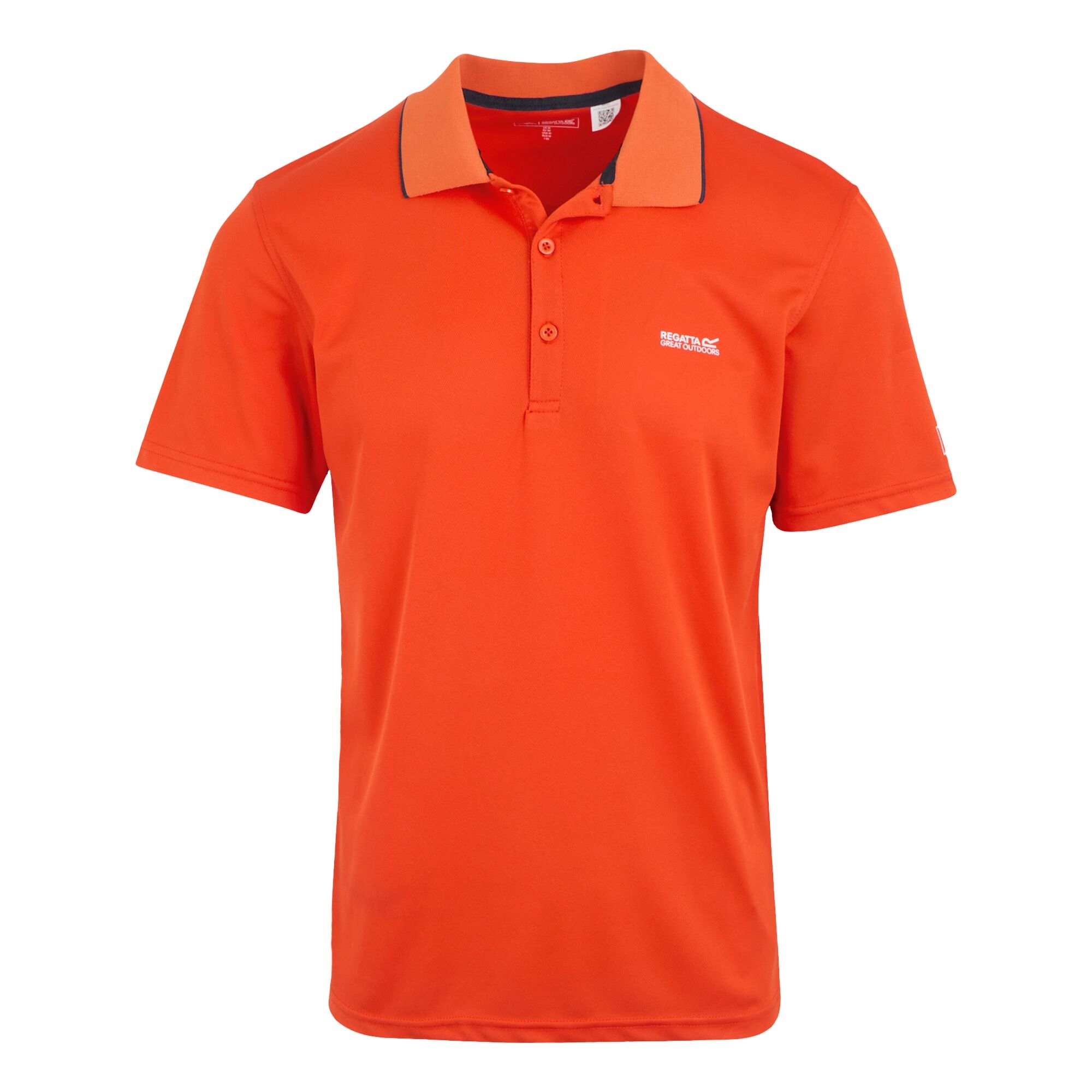 Men's Maverick V Active Polo Shirt | Tangerine Tango