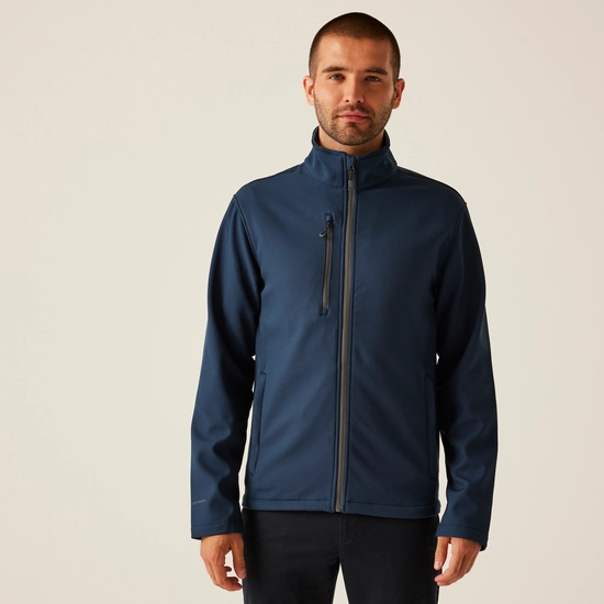 Men's Honestly Made Recycled Softshell Jacket | Navy
