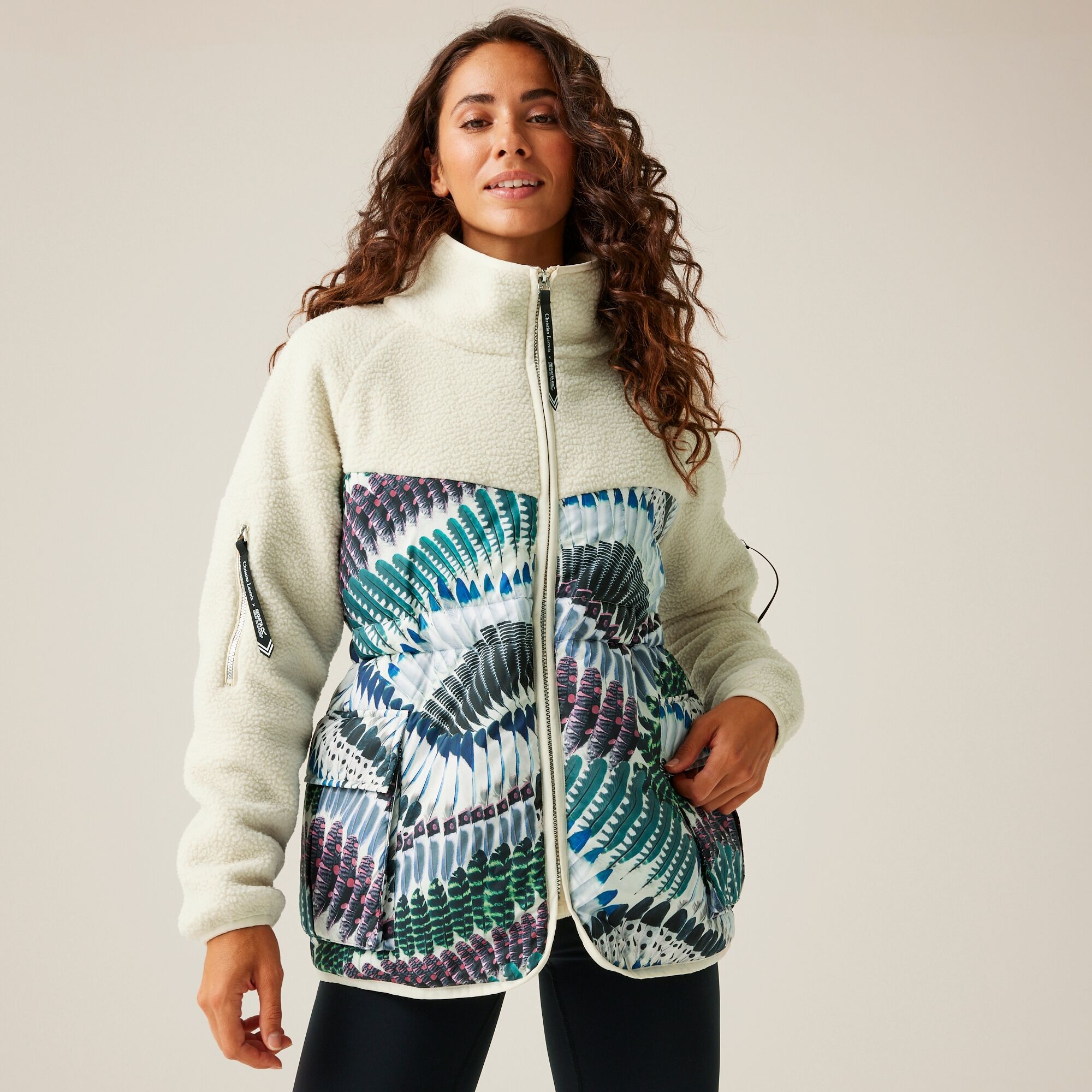 Christian Lacroix - Women's Arrigas Hybrid Jacket | Prete Moi Ta Plume Light Vanilla