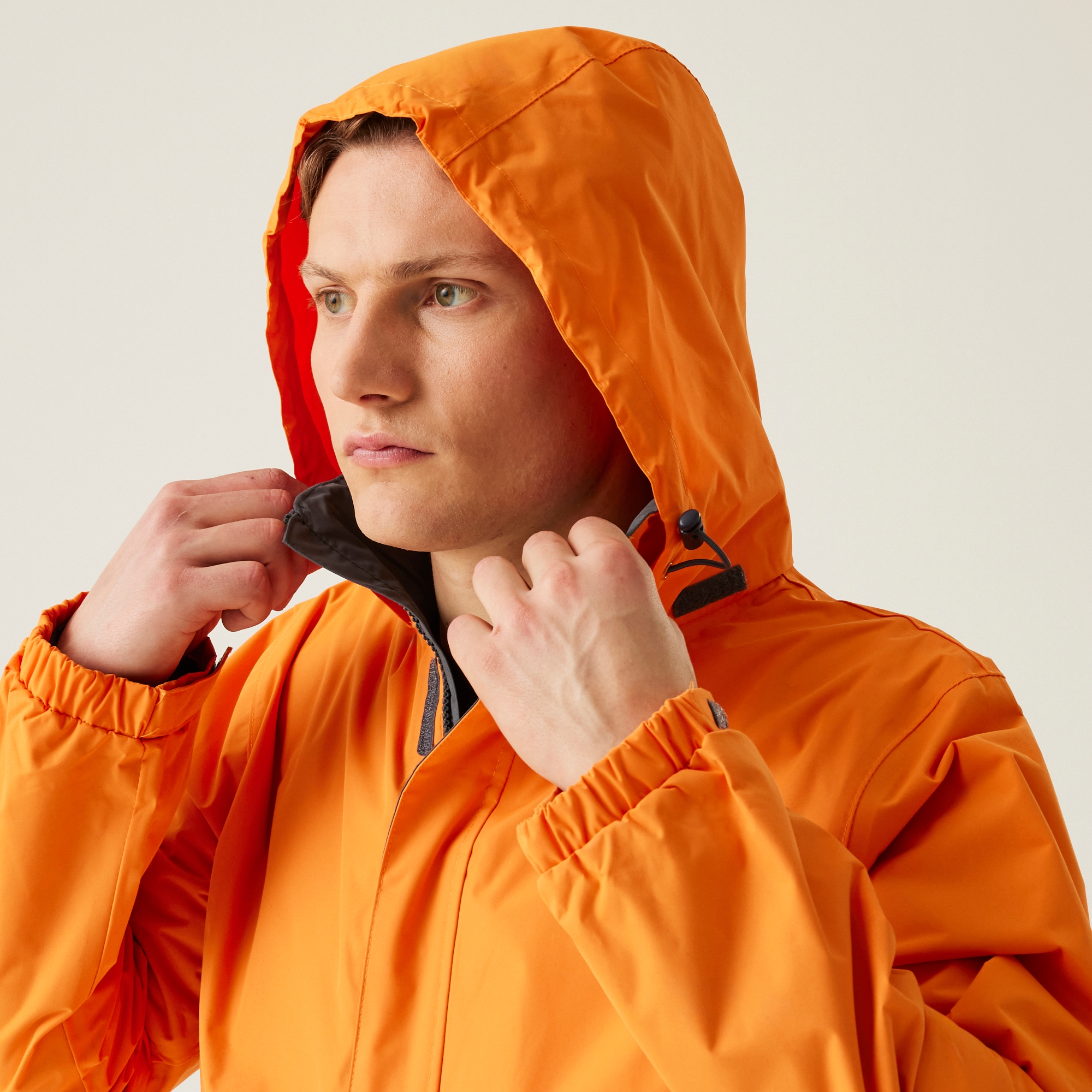 Men's Ardmore Shell Jacket | Sun Orange Seal Grey