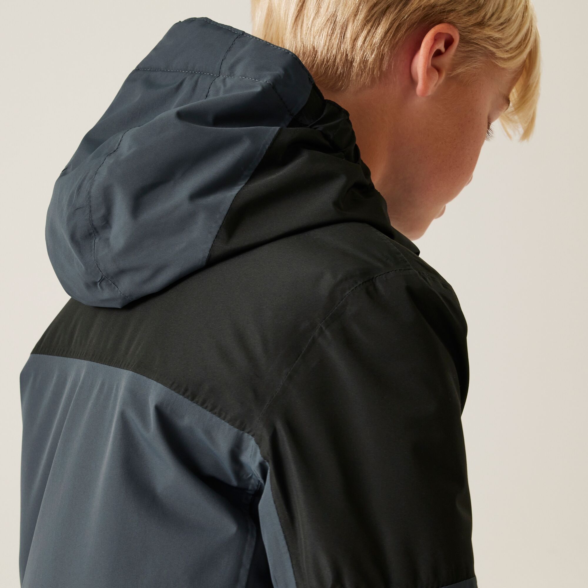 Kids' Beamz IV Waterproof Jacket | Seal Grey Black