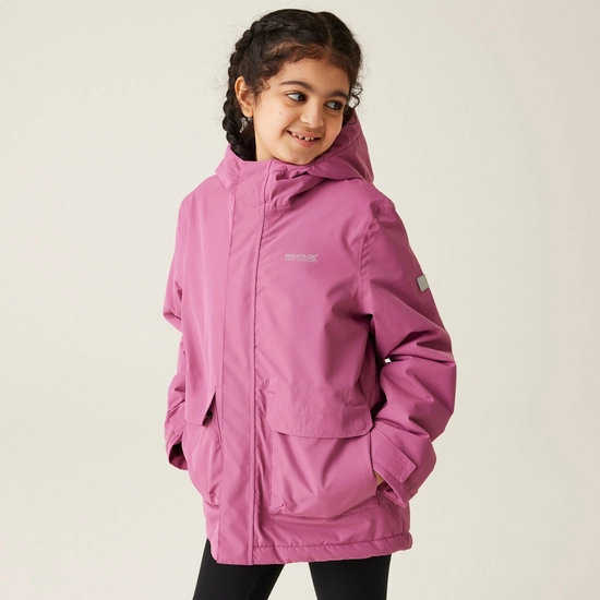 Kids' Ezdale Waterproof Jacket | Violet