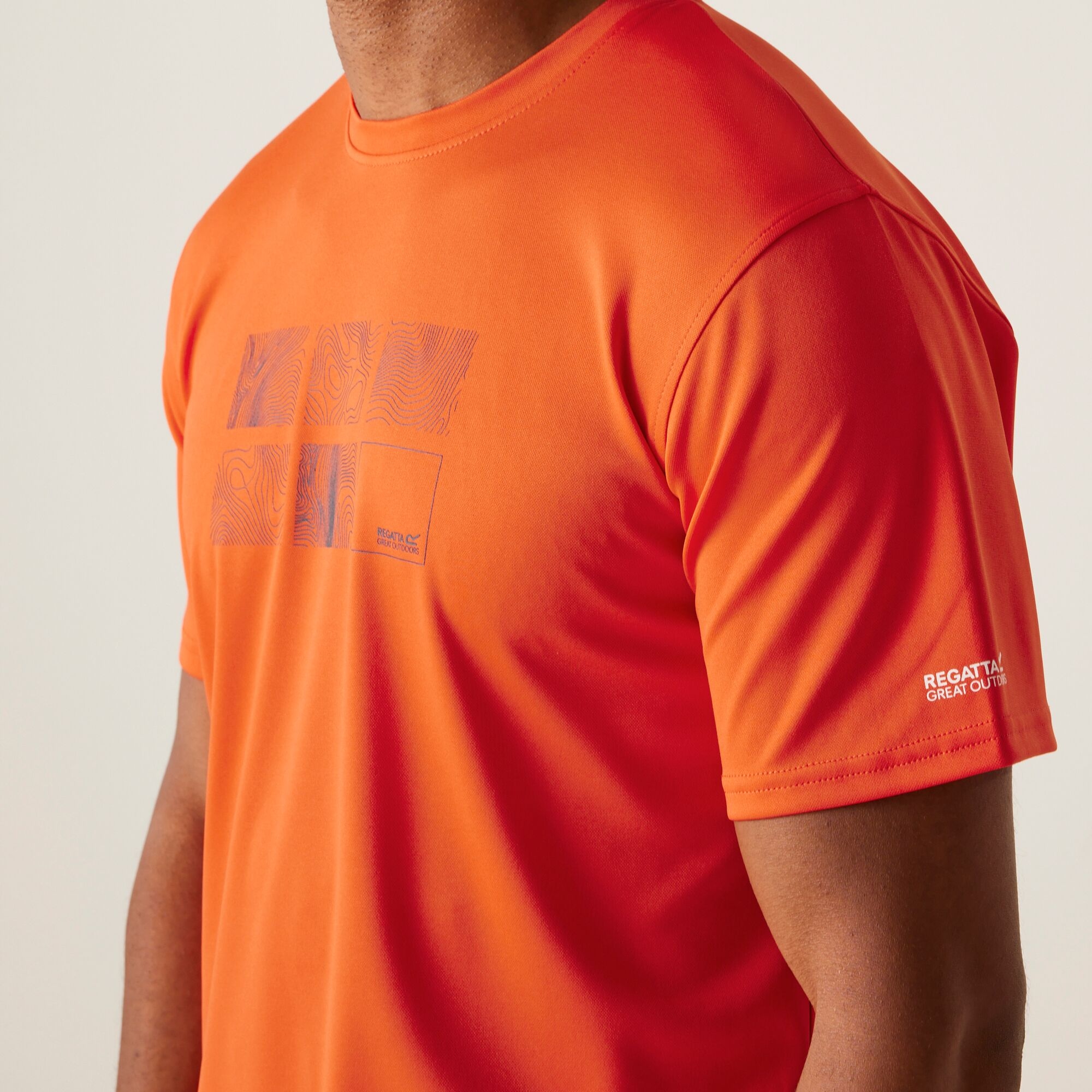 Men's Fingal IX T-Shirt | Tangerine Tango