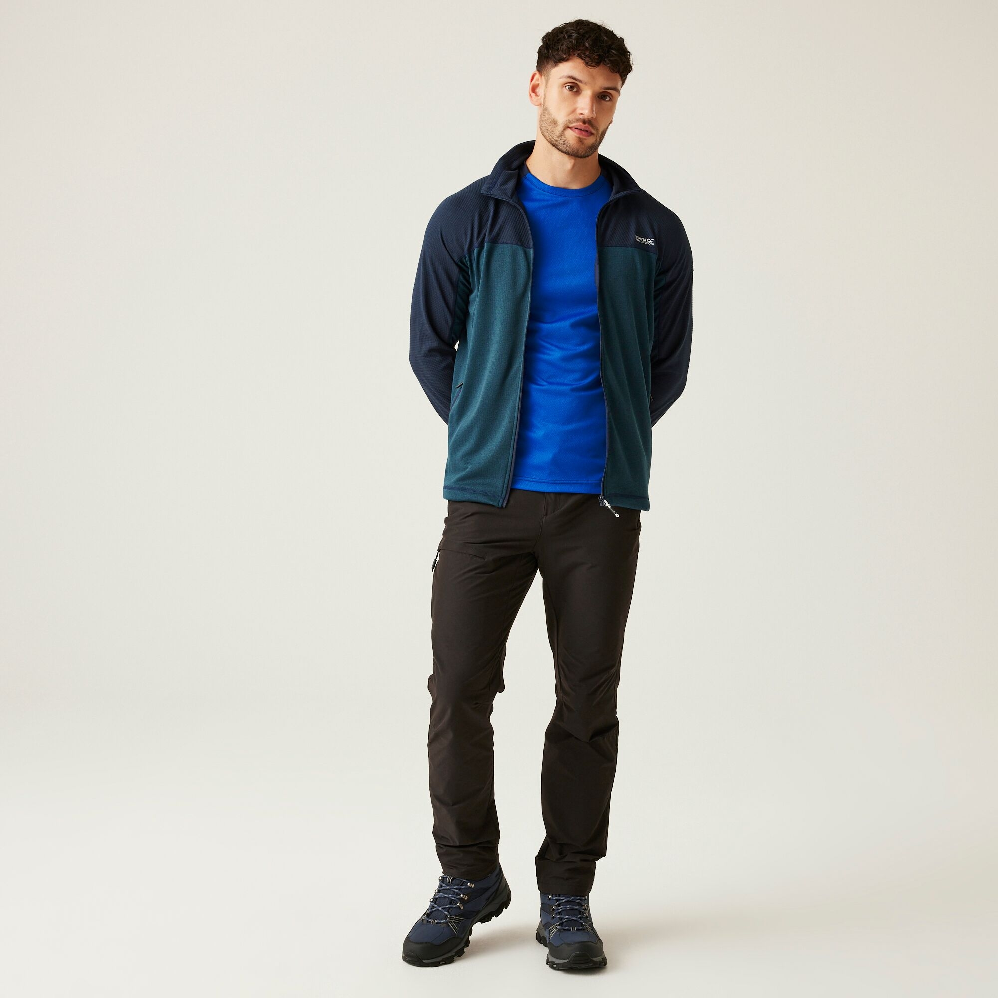 Men's Highton V Full Zip Fleece | Moonlight Denim Navy