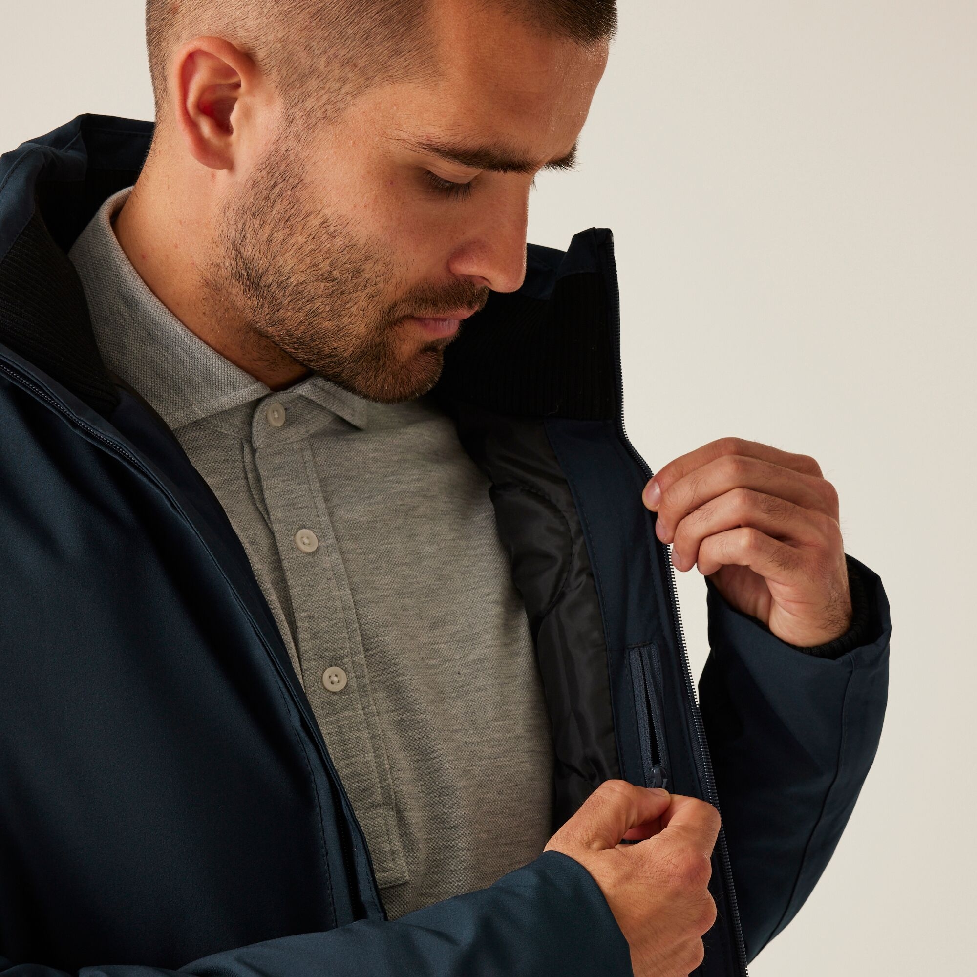 Men's Hampton Waterproof Jacket | Navy