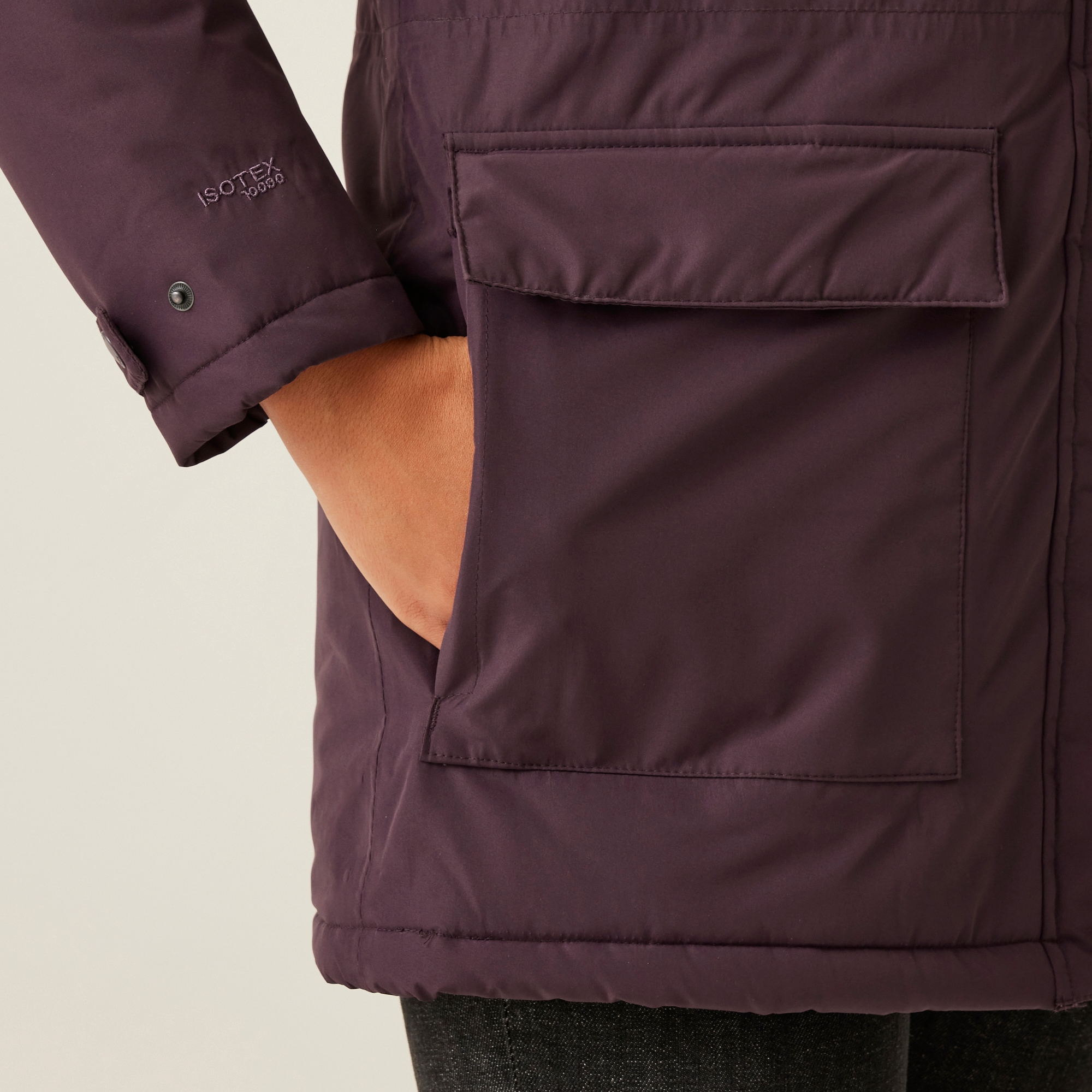 Women's Mireya Waterproof Insulated Jacket | Deep Plum Spot Print