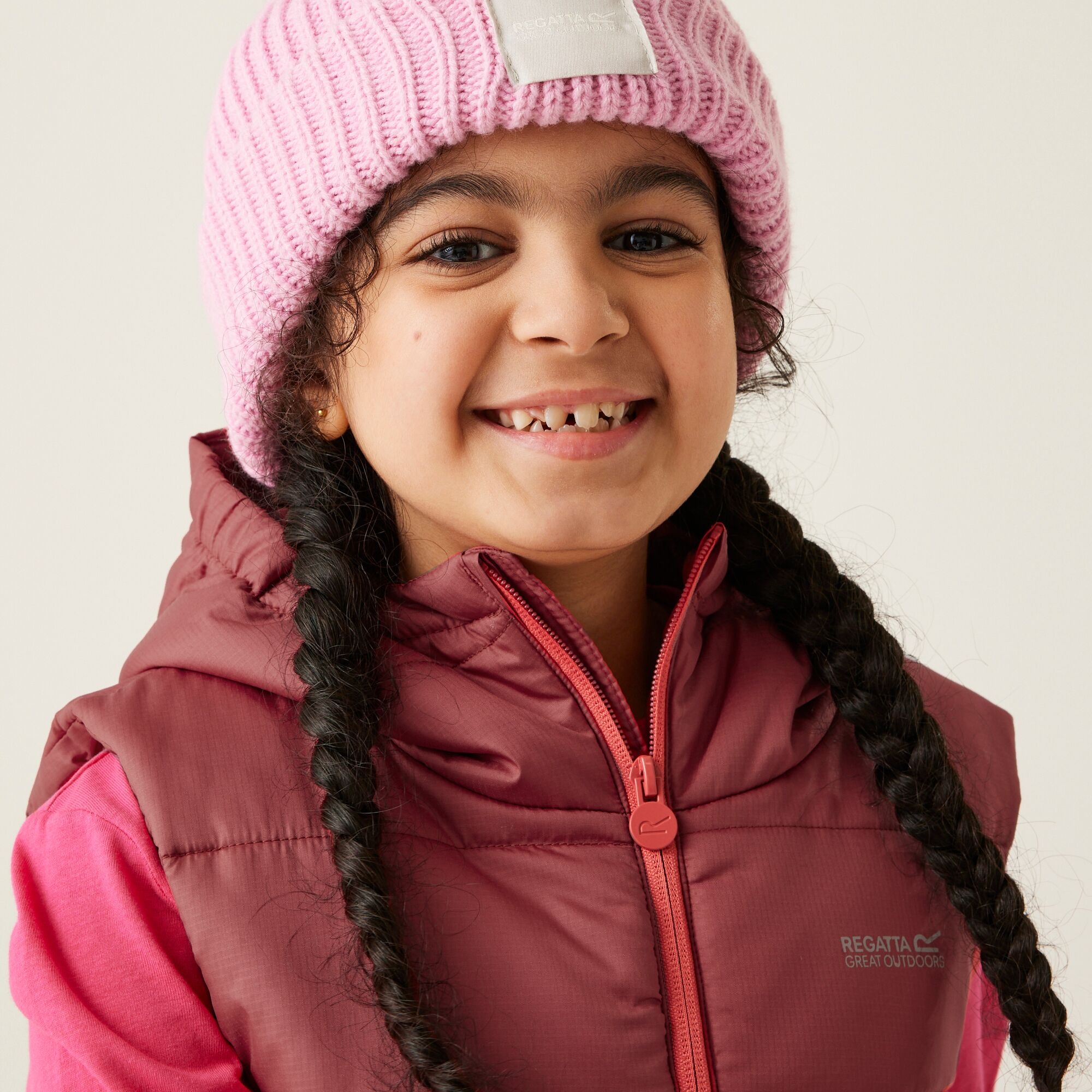 Kids' Lofthouse II Heavyweight Gilet | Mineral Red Red Sky