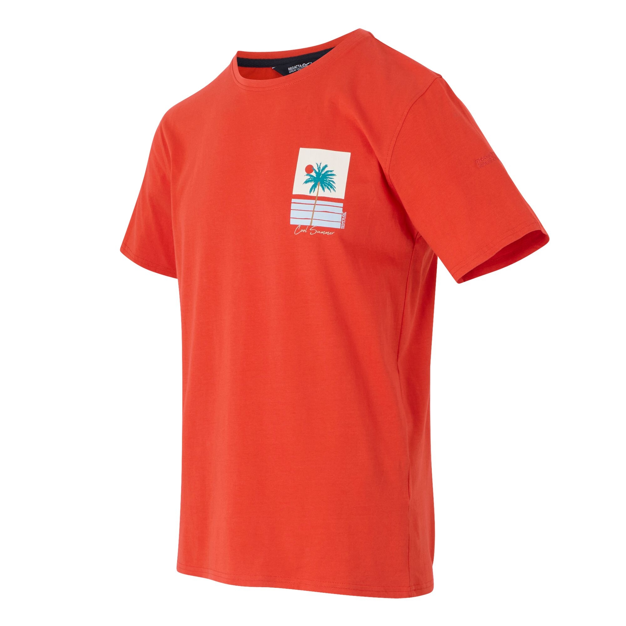 Men's Cline IX T-Shirt | Poppy Red Cool Summer