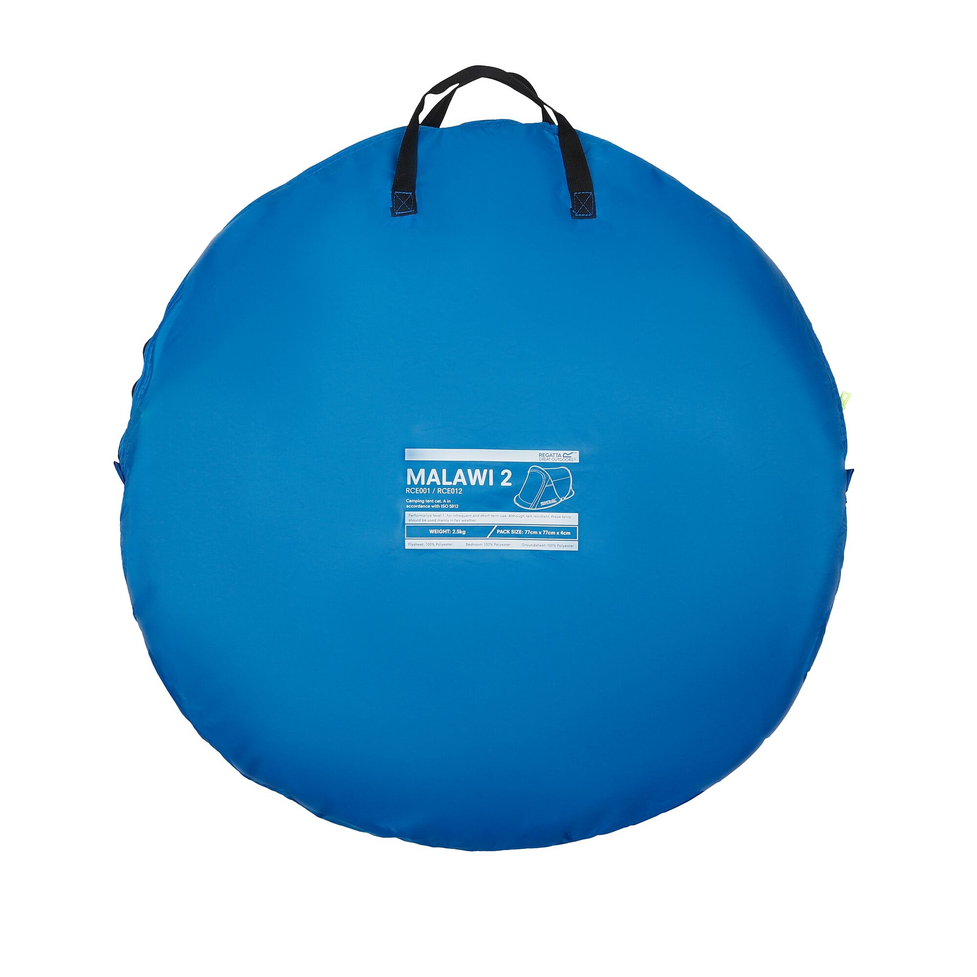 Malawi 2 Man Pop Up Festival Tent | Oxford Blue Seal grey