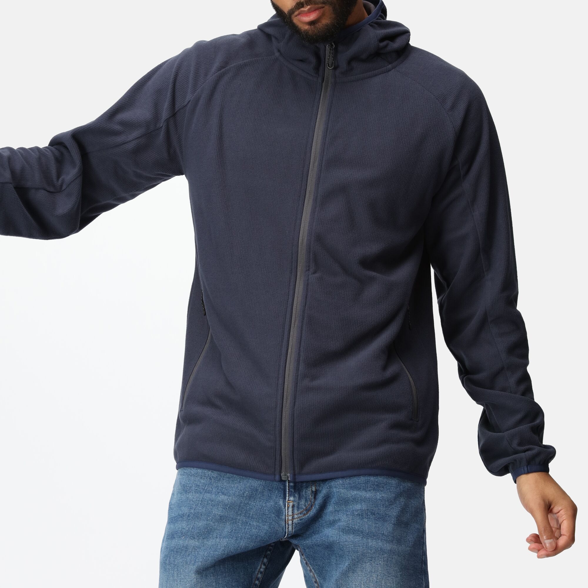 Men's Navigate Full-Zip Fleece | Navy Seal Grey