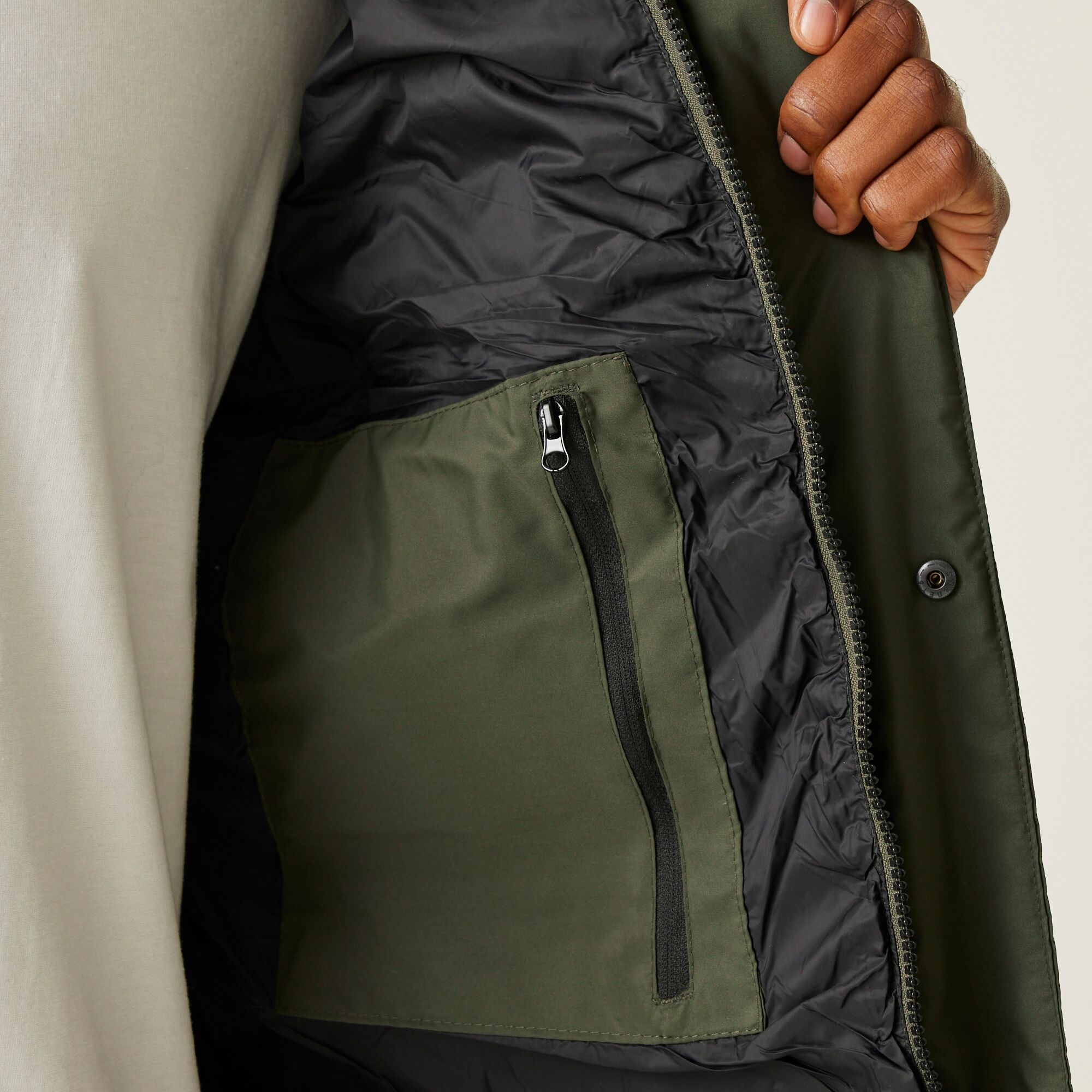 Men's Falkner Padded Jacket | Dark Khaki
