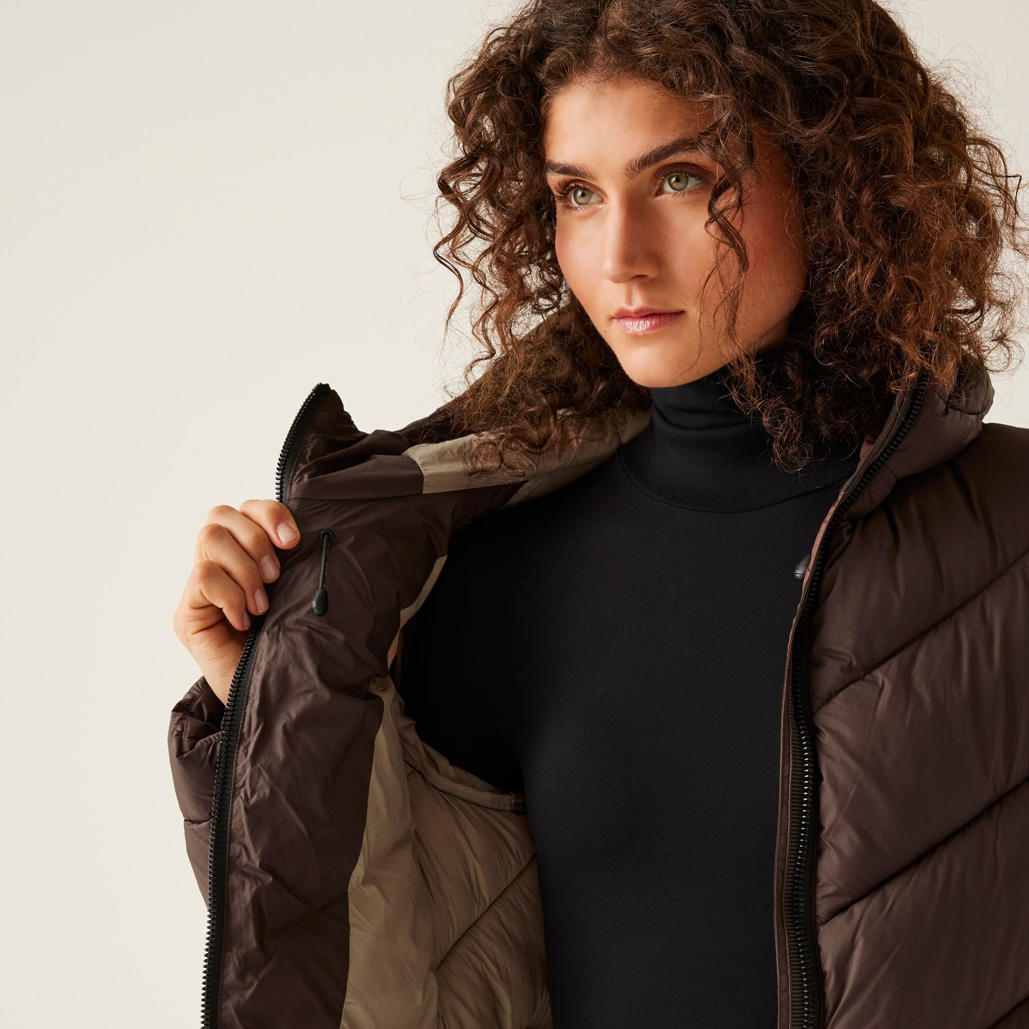 Women's Andia II Quilted Jacket | Bueno Brown
