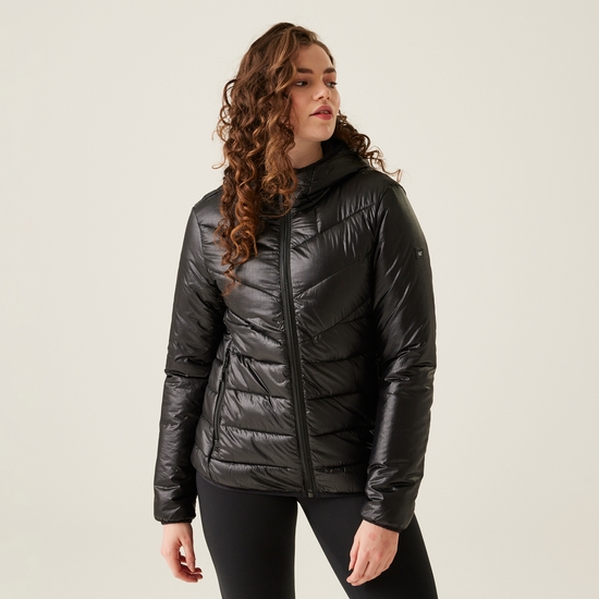 Women's Heatherly Quilted Jacket | Black