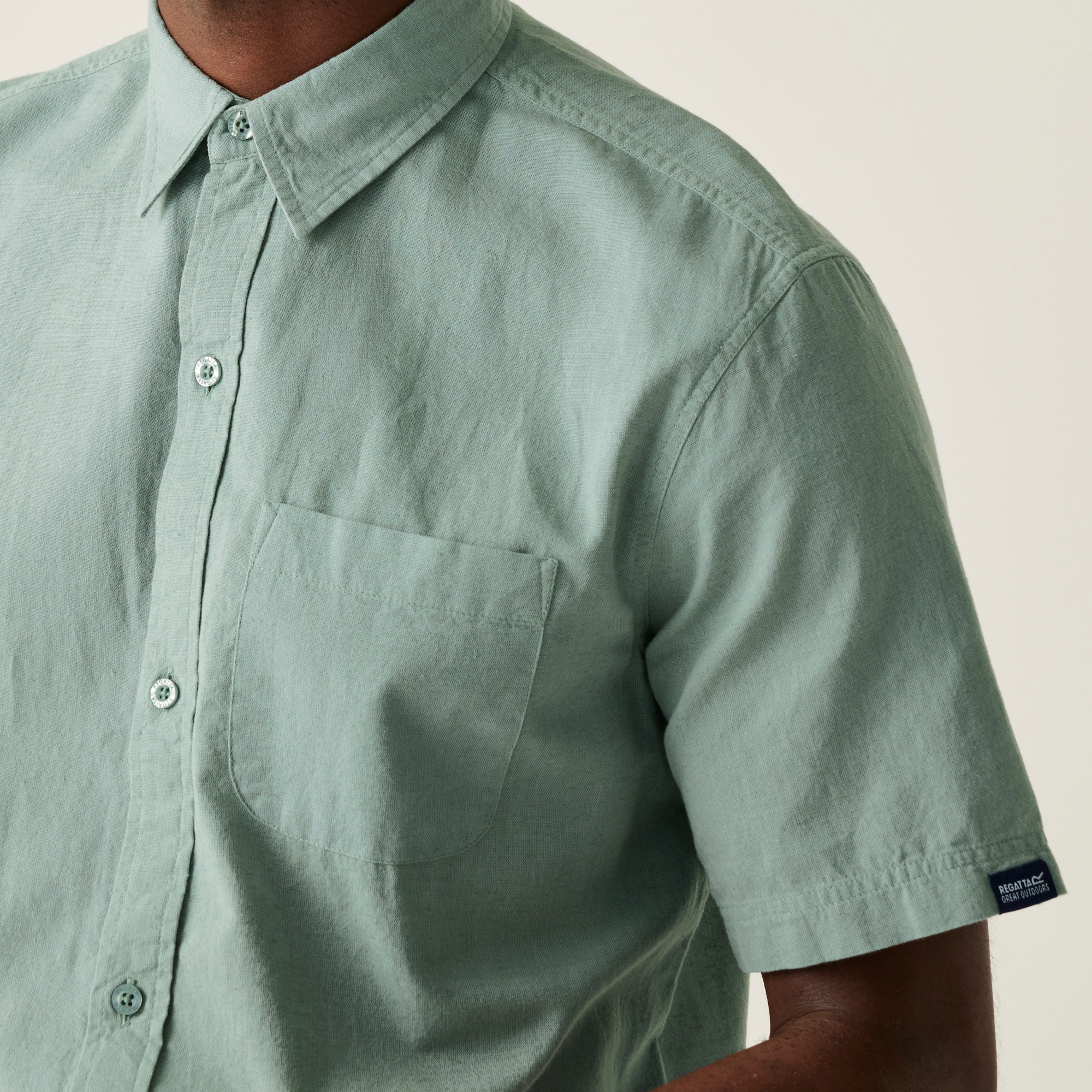 Men's Loran Short Sleeve Shirt | Glacier