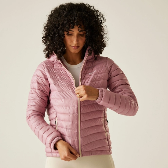 Women's Hurden Padded Jacket | Peach Bloom Light Vanilla
