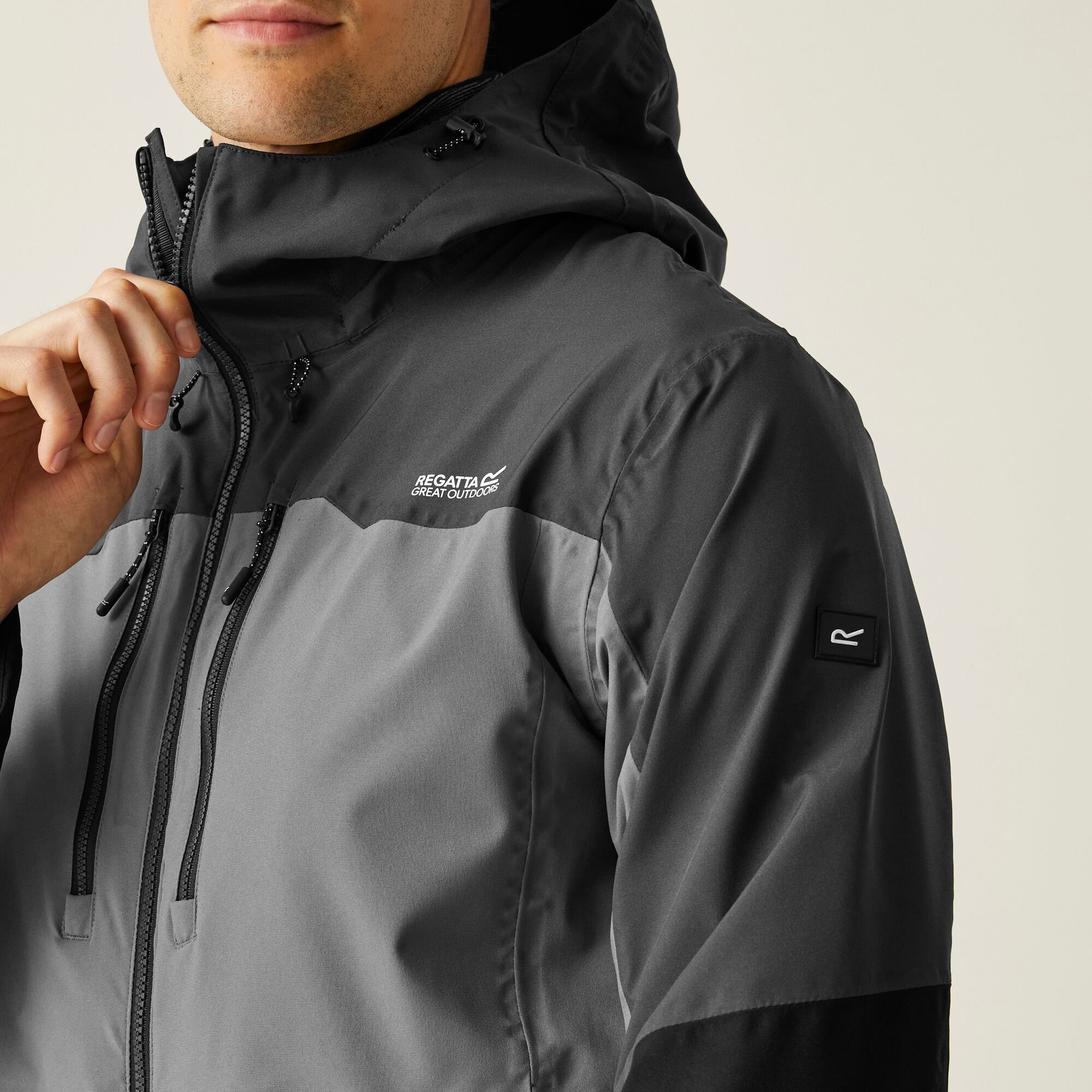Men's Maland II Waterproof Jacket | Granite Grey Ash Black