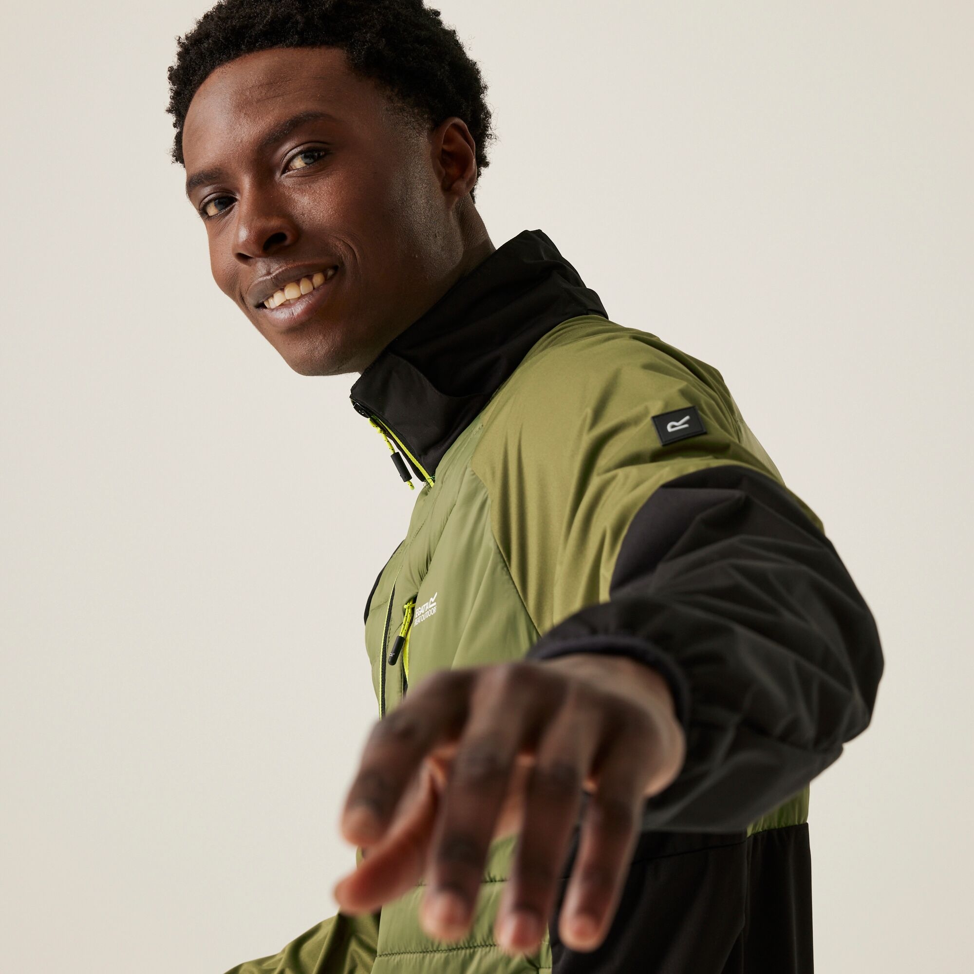 Men's Pro Hybrid Jacket | Nephrite Green Black