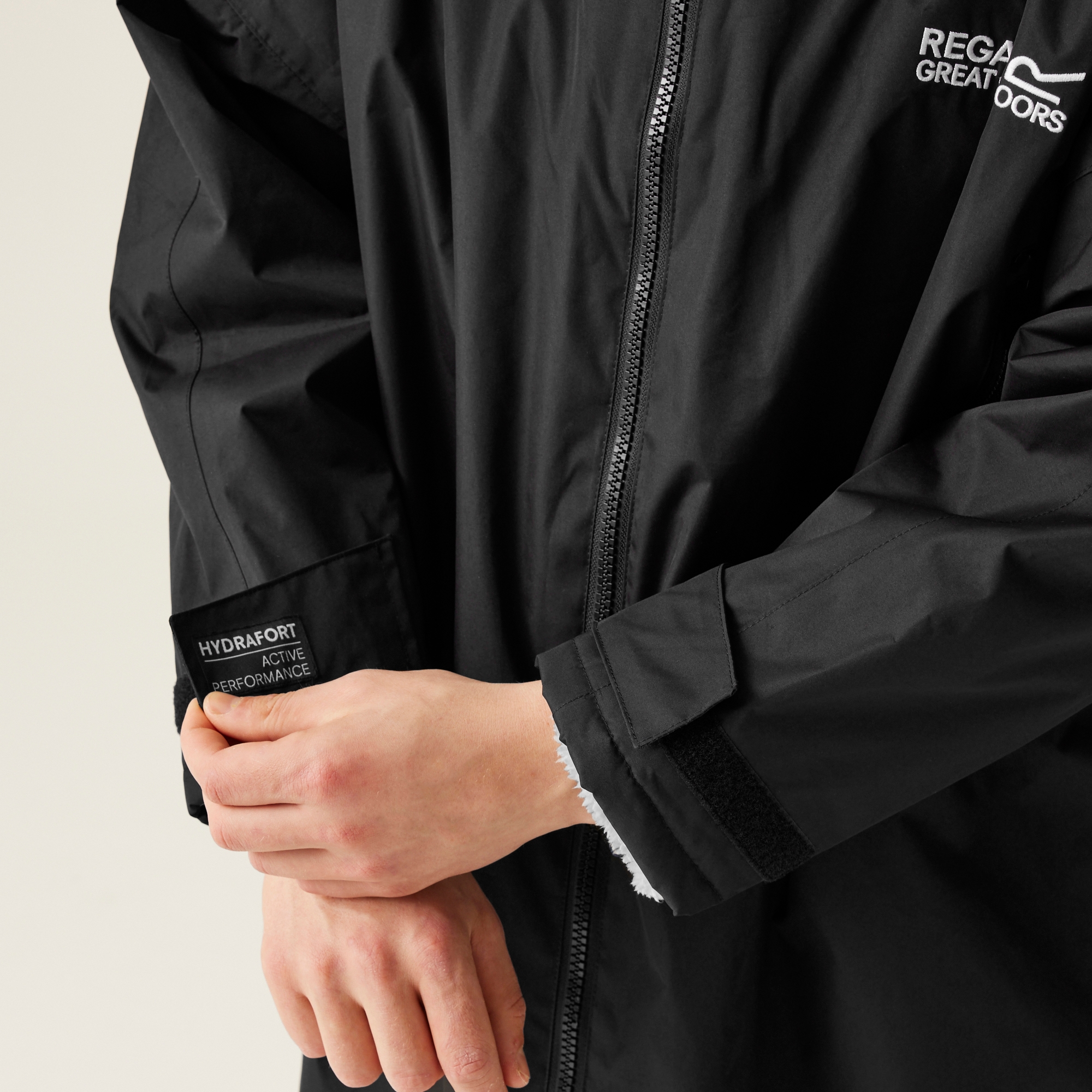 Adult's Waterproof Changing Robe | Black