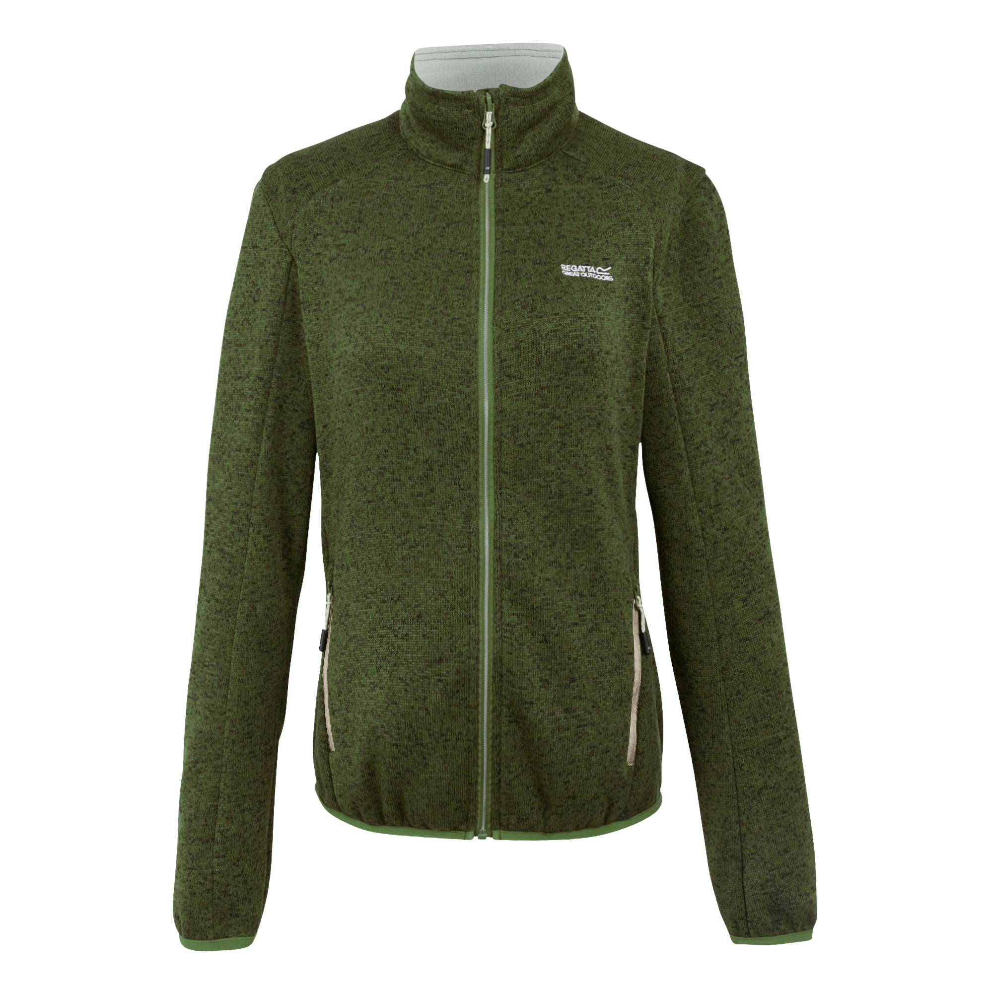 Women's Newhill II Full Zip Fleece | Nephrite Green Light Vanilla
