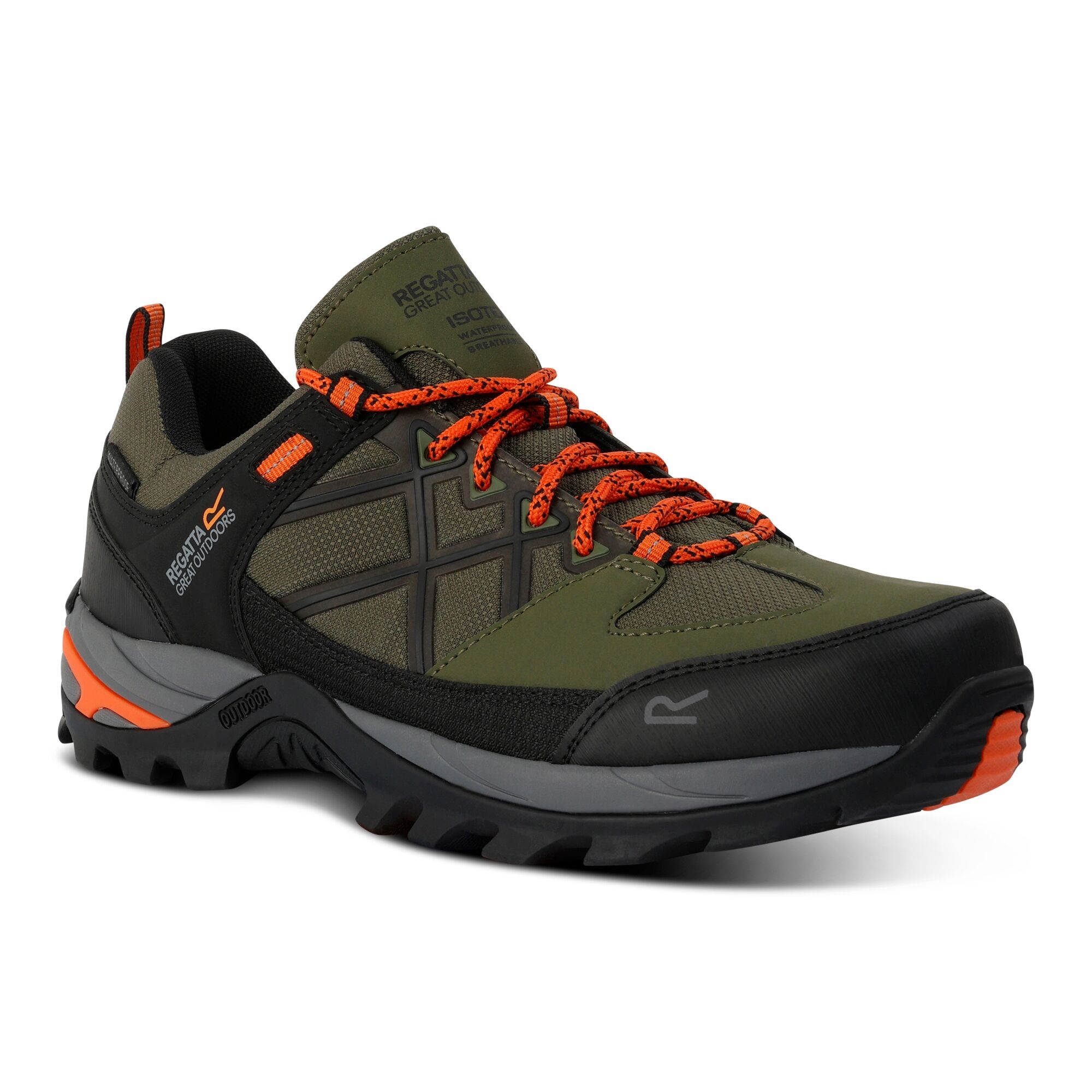 Men's Samaris III Low Walking Shoes | Cypress Green Blaze Orange