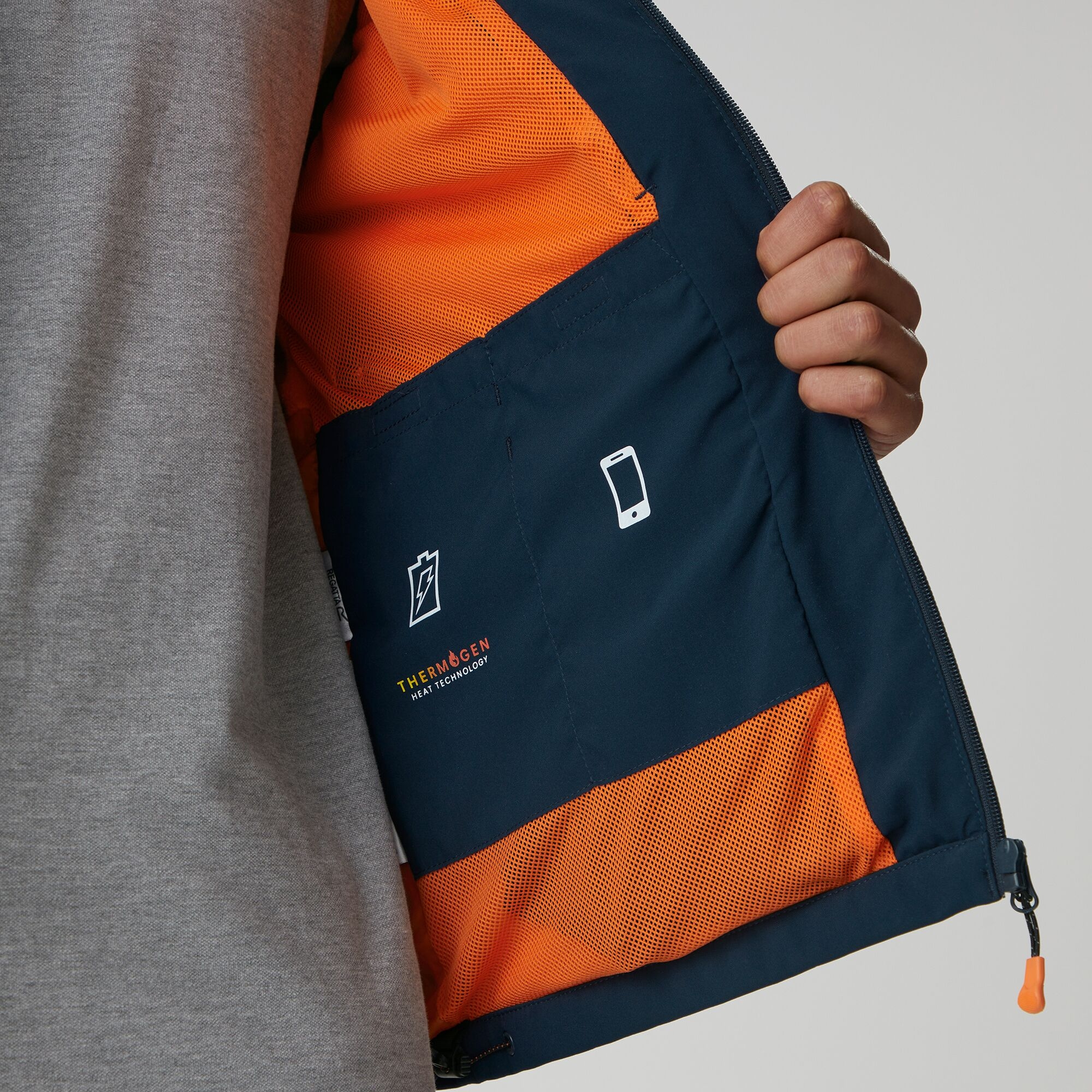Men's Thermogen Heated Softshell Jacket | Navy