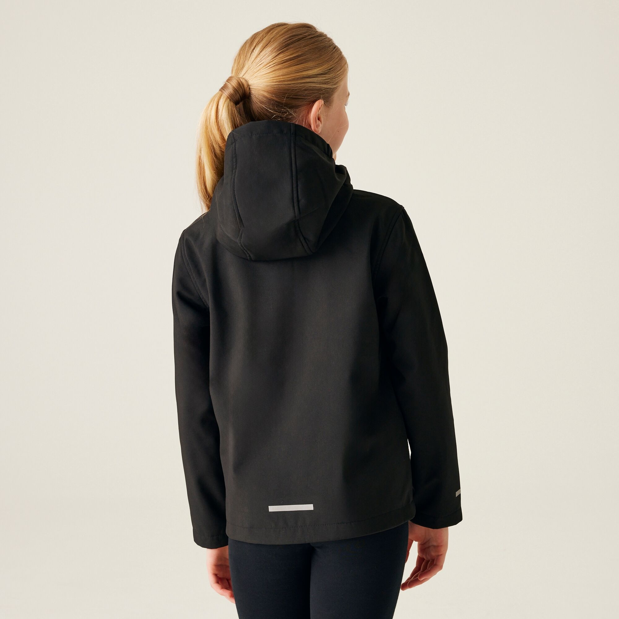 Kids' Ablaze 3-Layer Softshell Jacket | Black Classic Red