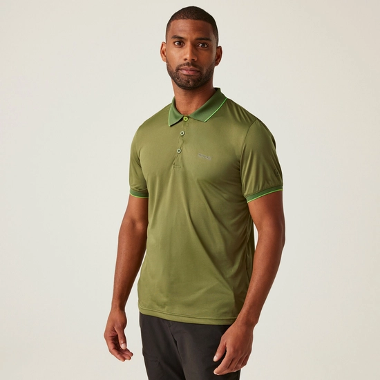 Men's Remex II Jersey Polo Shirt | Nephrite Green Solid