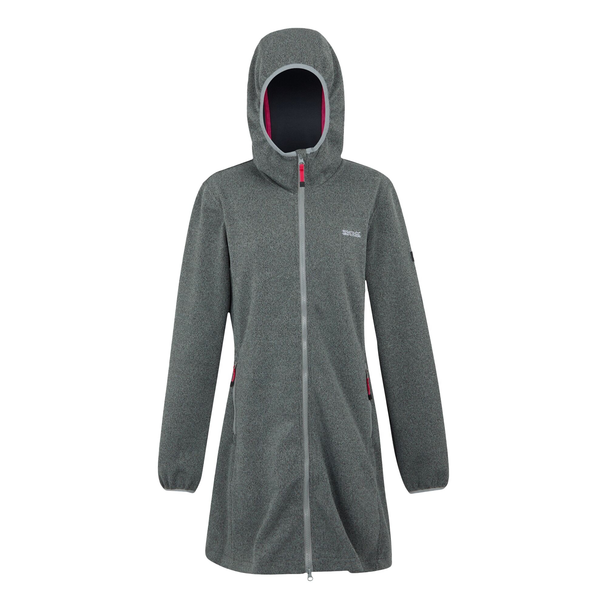 Women's Bloomfield Longline Fleece | Cloudy Grey Pop