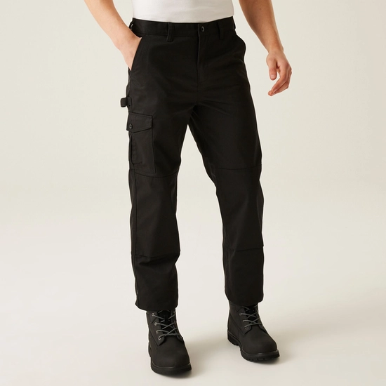 Men's Cargo Work Trousers | Navy