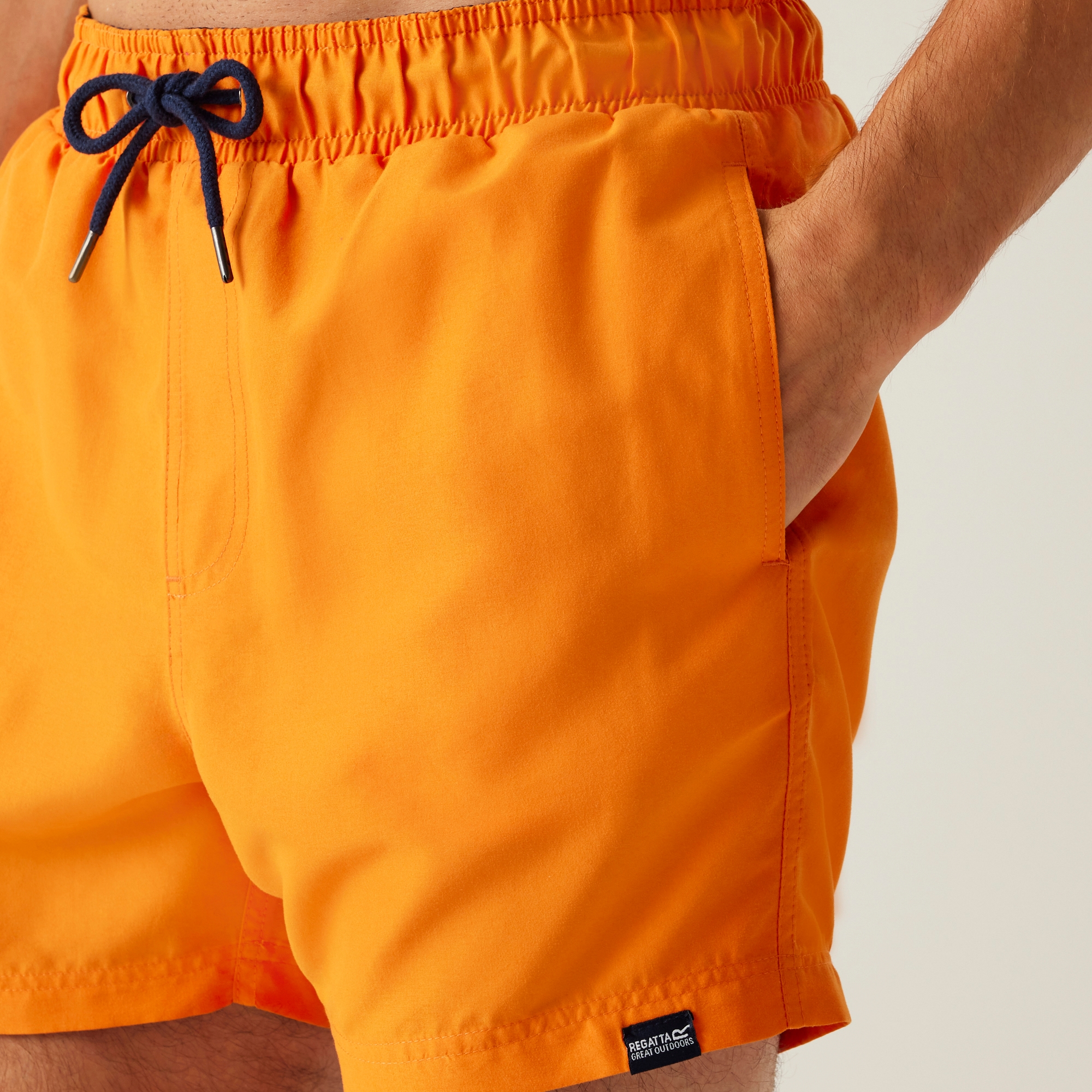 Men's Mawson III Swim Shorts | Celosia Orange Navy