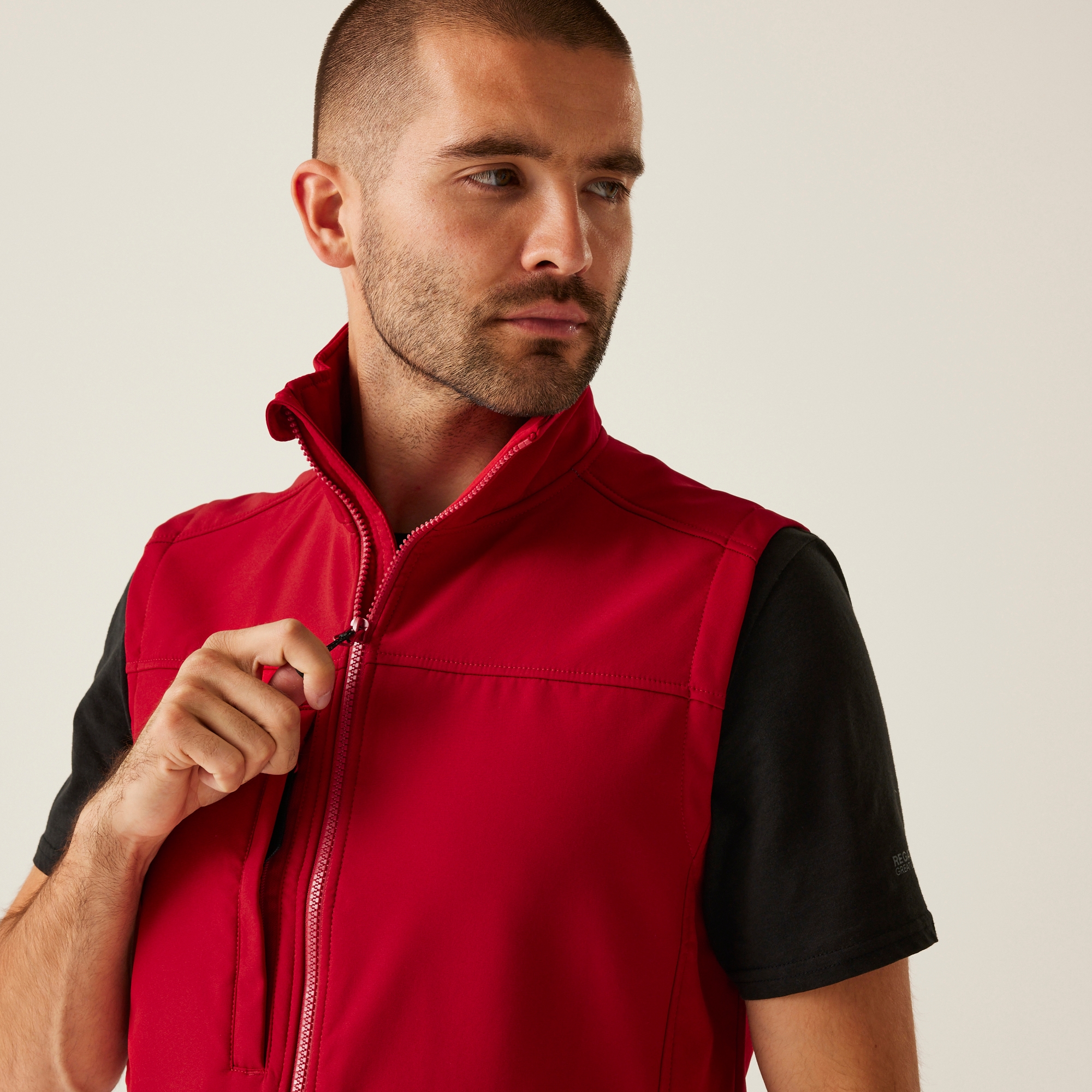 Men's Flux Softshell Bodywarmer | Classic Red