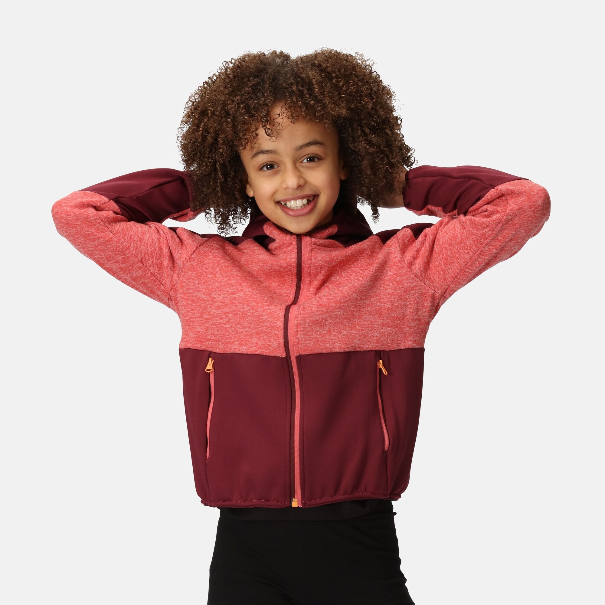 Kids' Dissolver VII Full Zip Fleece | Mineral Red Burngudy