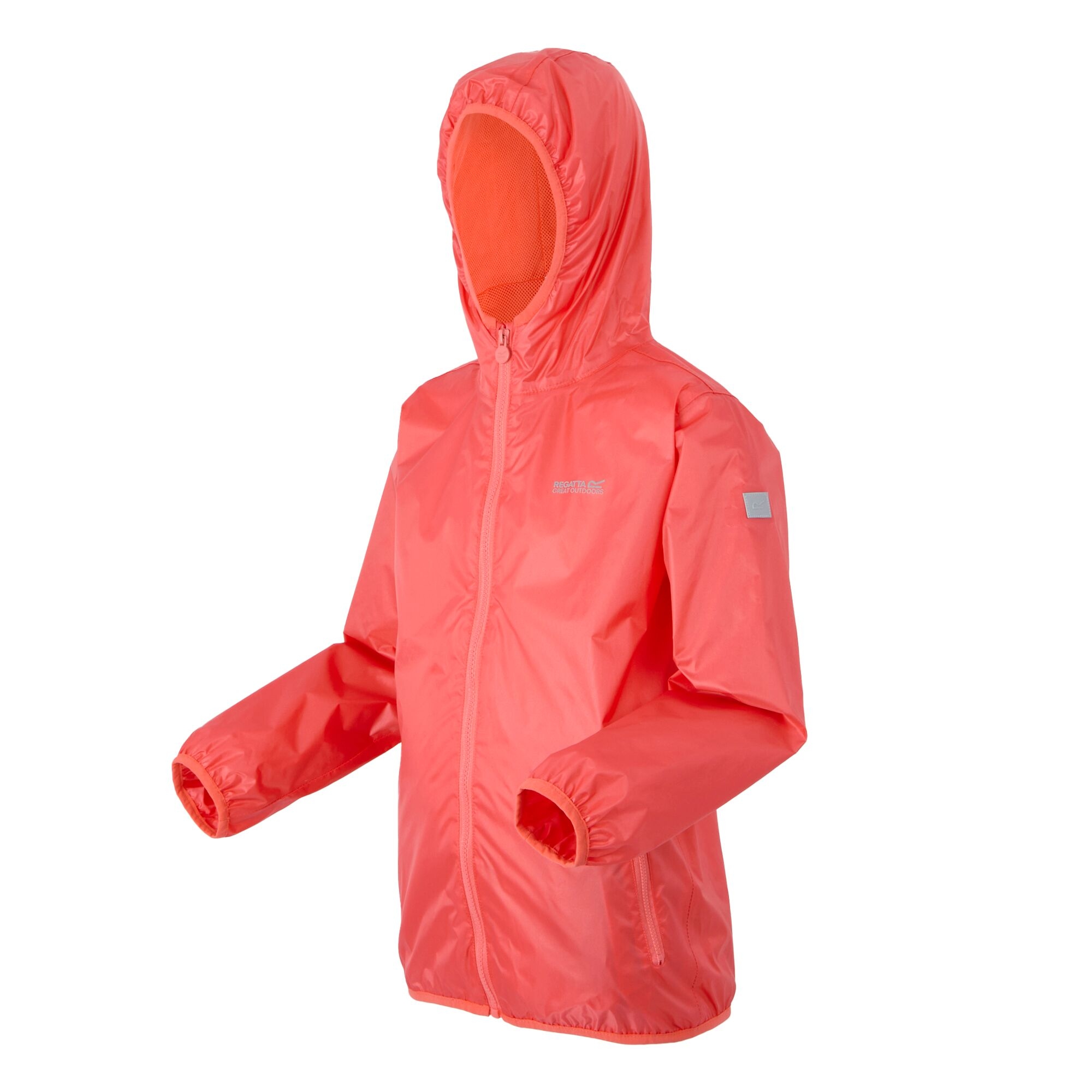 Kids' Lever II Waterproof Packaway Jacket | Peach Bloom