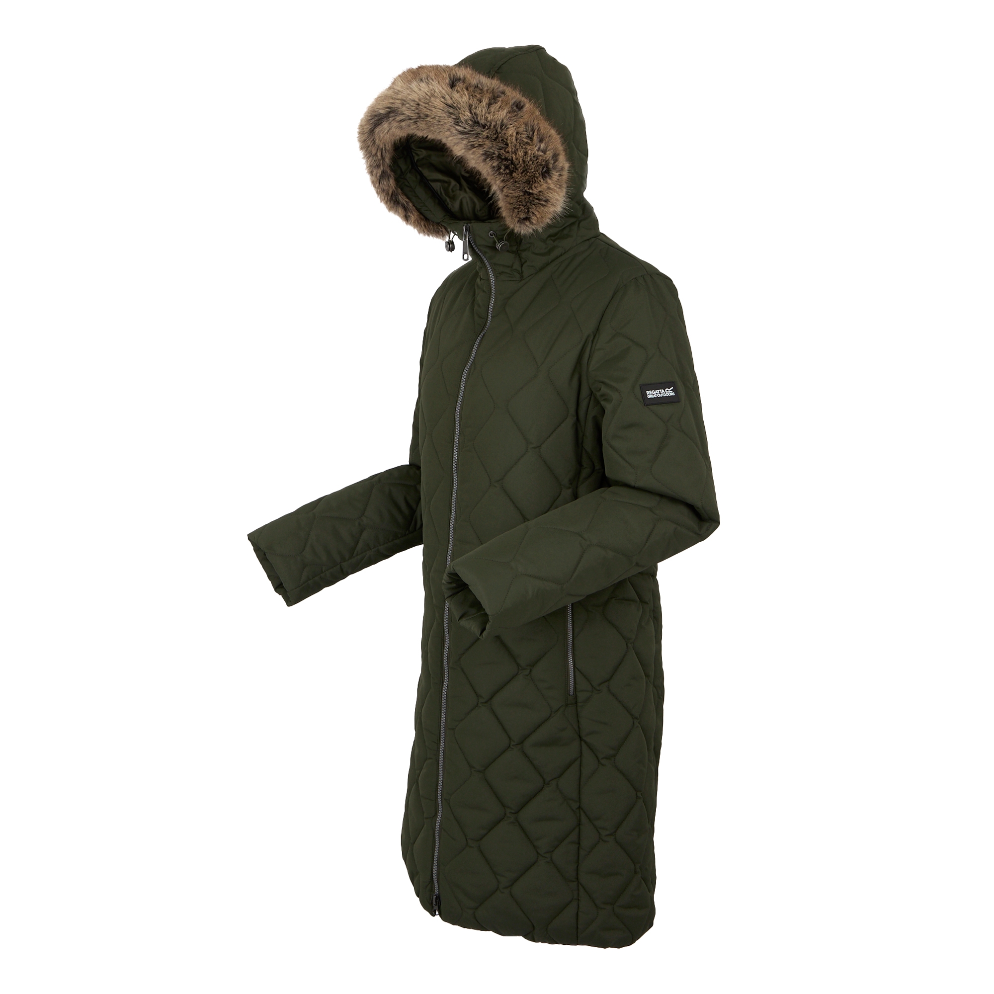 Women's Fritha III Insulated Parka Jacket | Dark Khaki