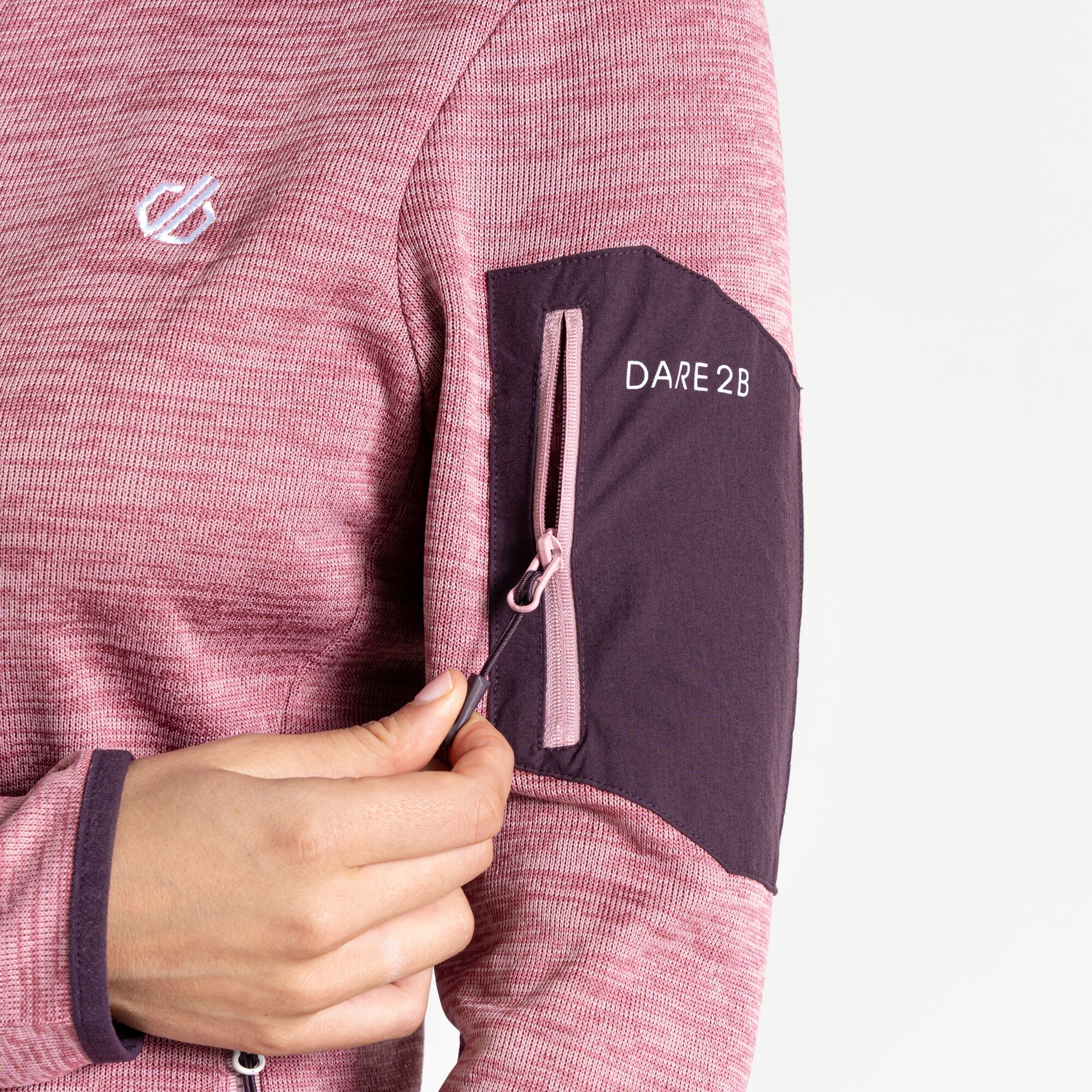 Women's Torrek Mountain Zip Through Fleece | Lilas & Deep Plum