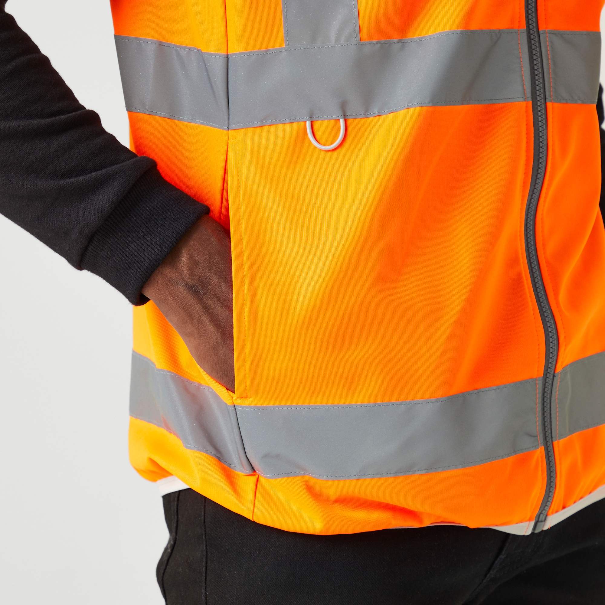 Men's Pro HI-VIS Full Zip Gilet | Orange