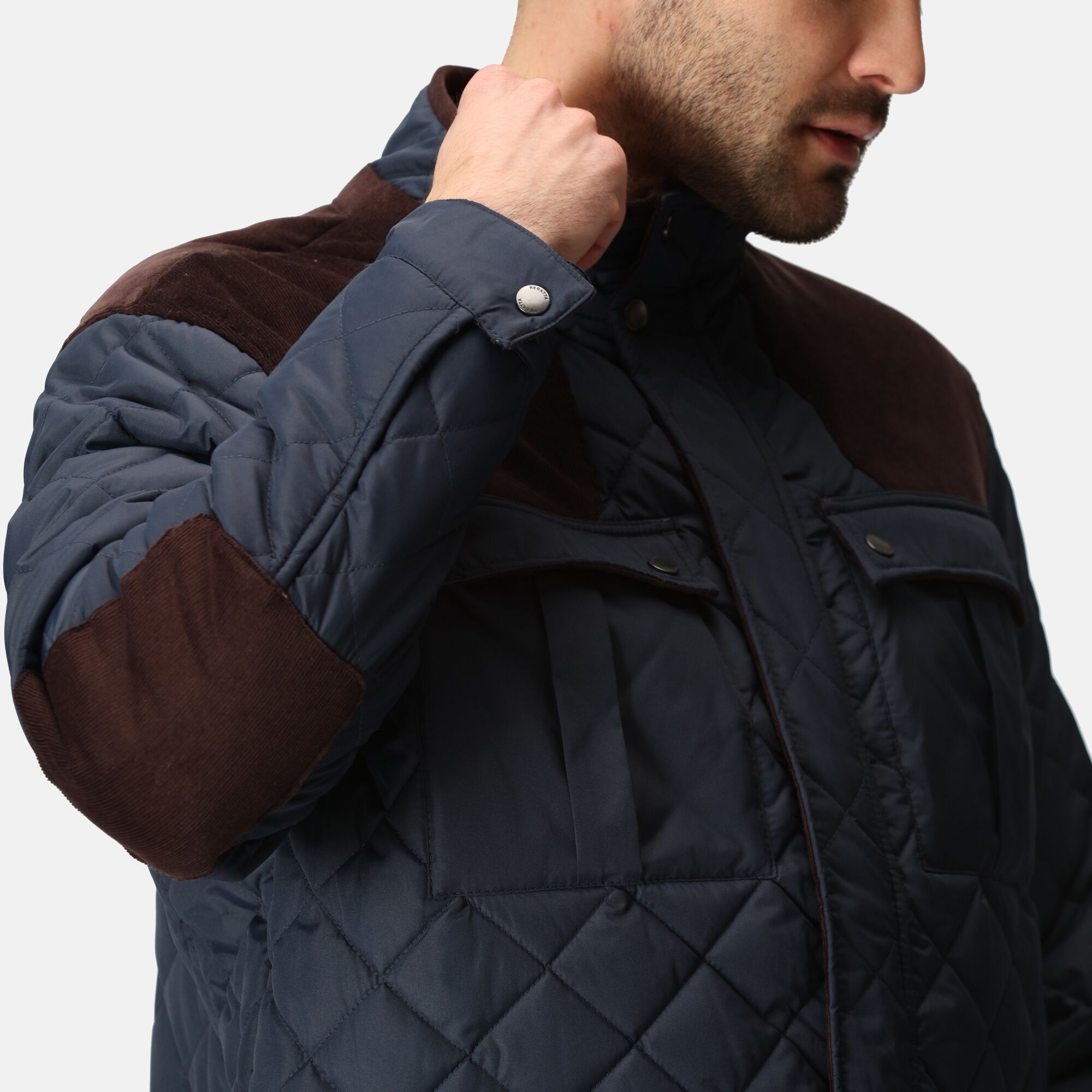Men's Padbury Quilted Jacket | Navy