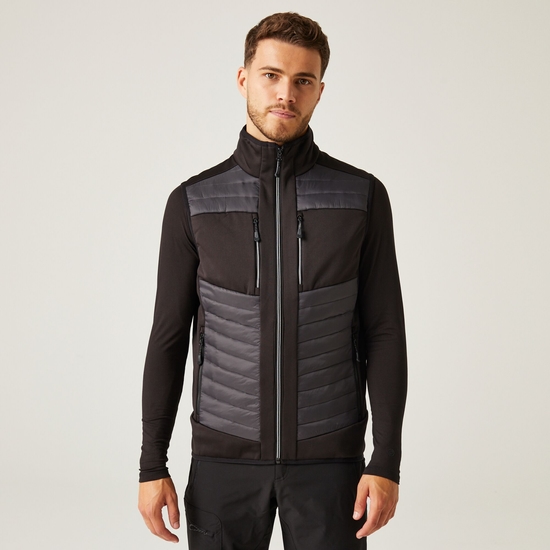 Men's E-Volve Thermal Hybrid Bodywarmer | Ash Black