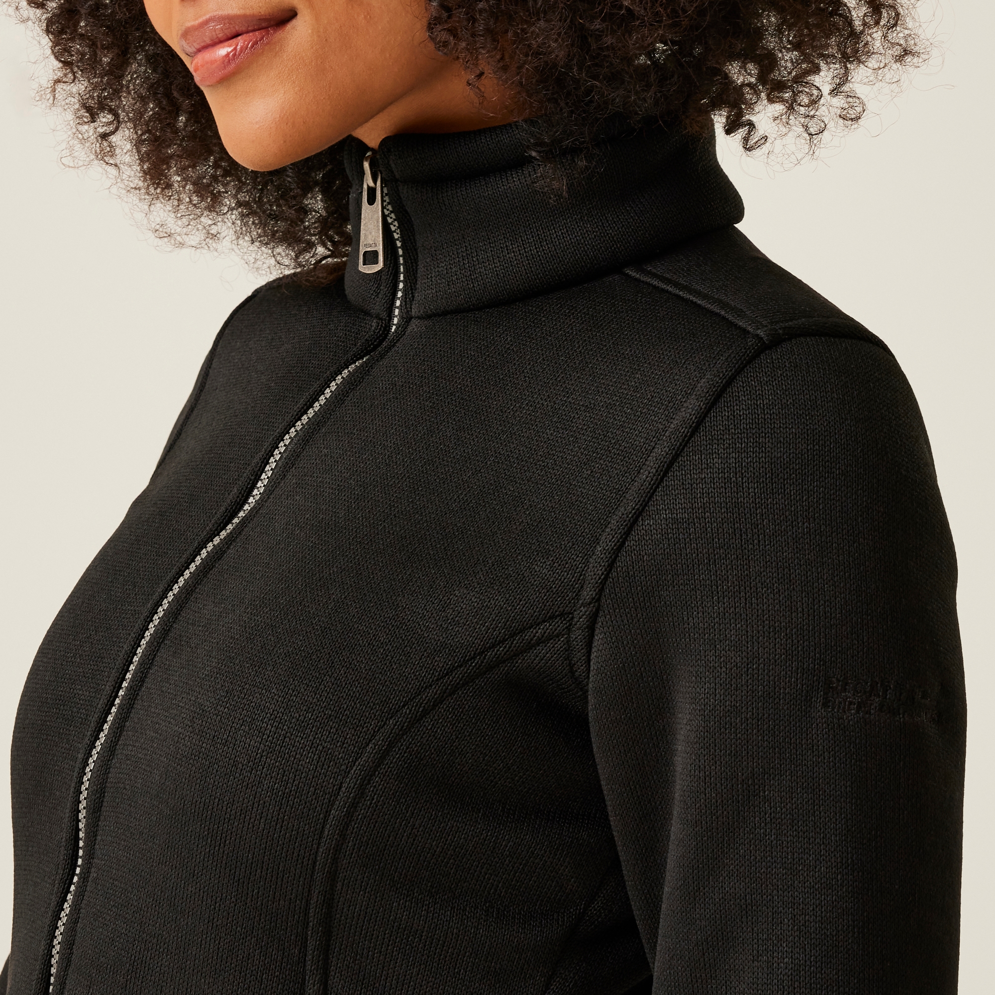 Women's Razia II Full Zip Bonded Fleece | Black Black