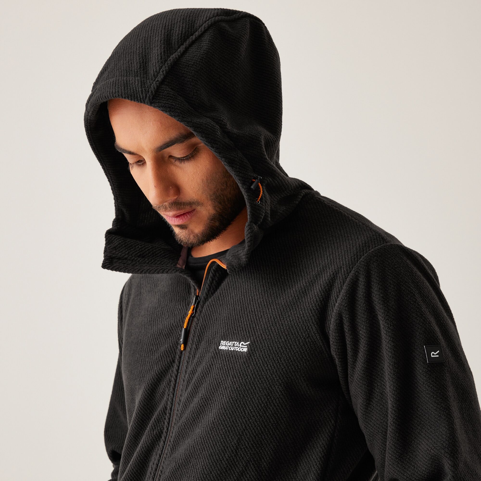 Men's Tahill Full Zip Fleece | Black Fox