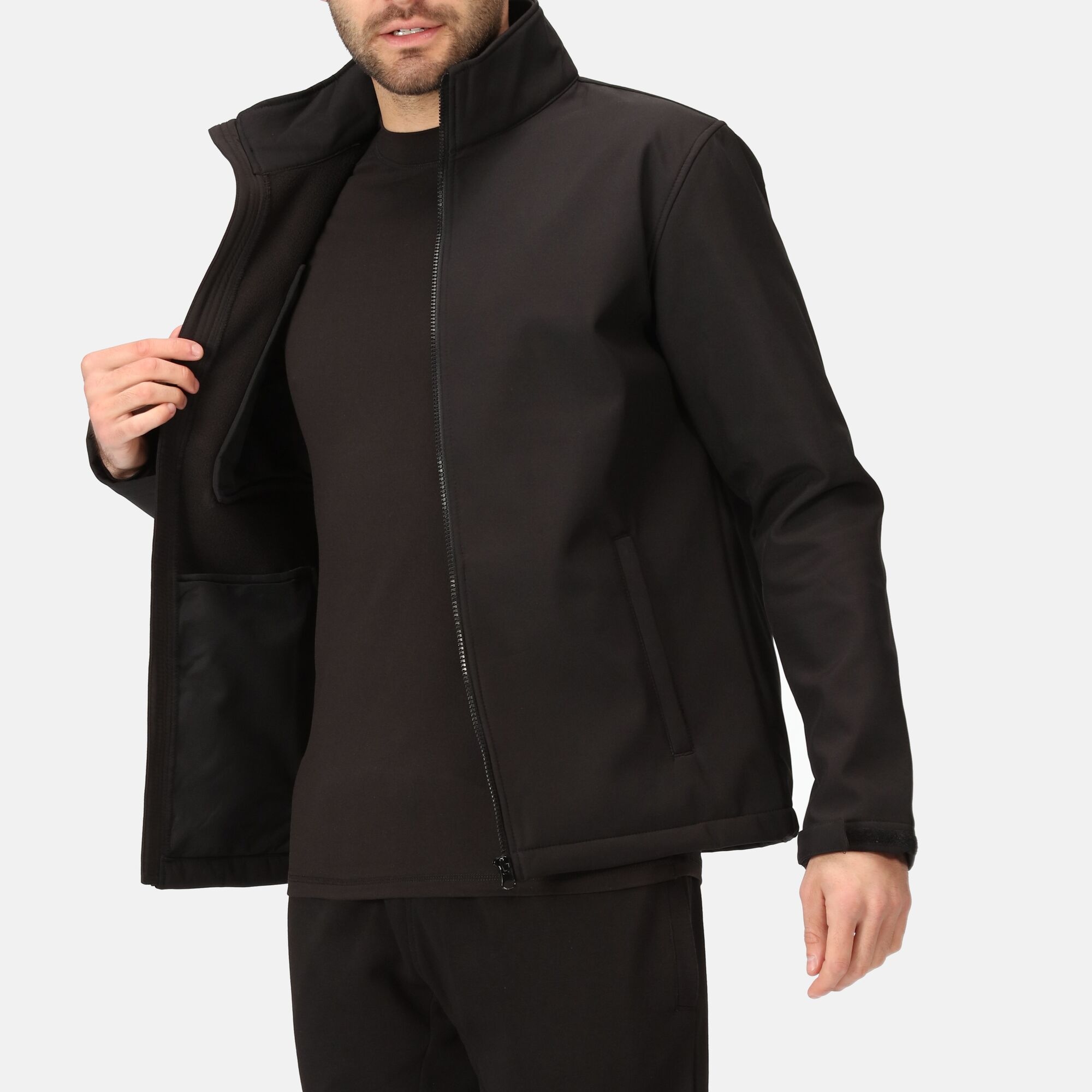 Men's Ablaze 3 Layer Softshell Jacket | Black