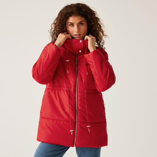 Women's Rurie Quilted Jacket | Danger Red