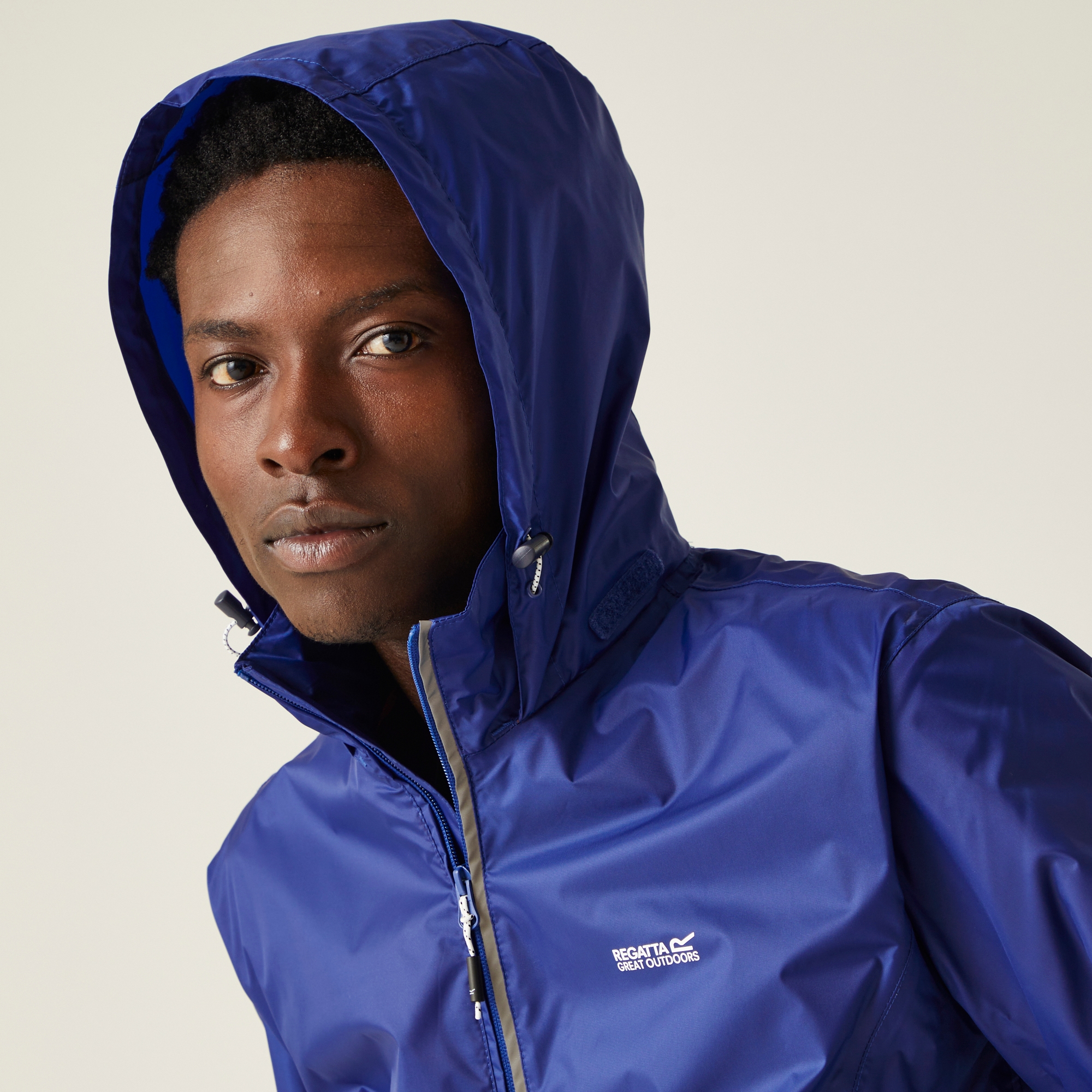 Men's Lyle IV Waterproof Packaway Jacket | New Royal Persimmon
