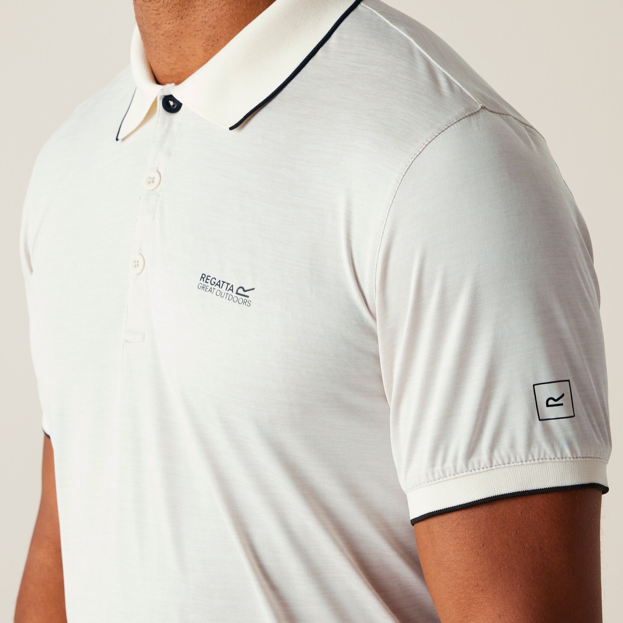 Men's Remex II Jersey Polo Shirt | Stone White