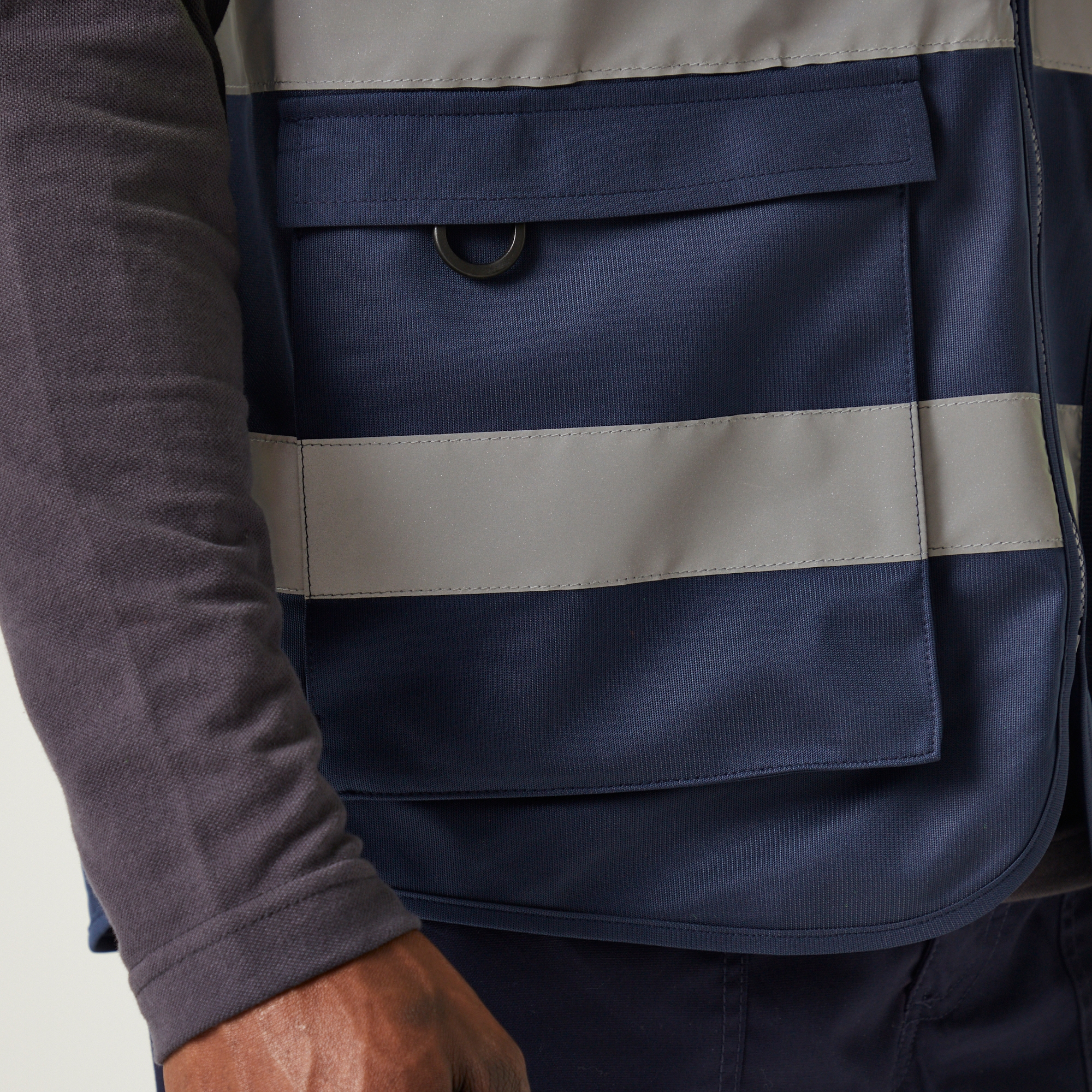 Men's Pro HI-VIS Executive Vest | Yellow Navy