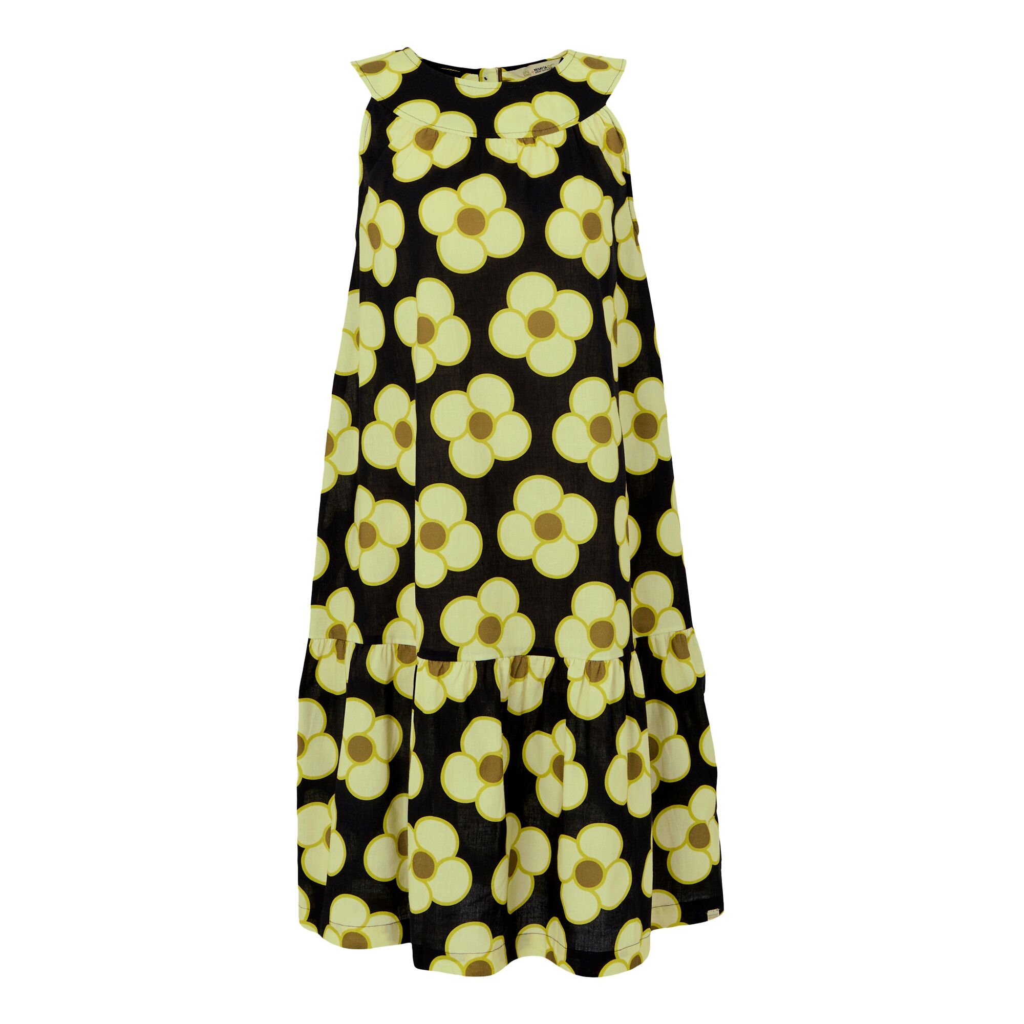 Orla Kiely Summer Sleeveless Dress II | Spinning Flower Black